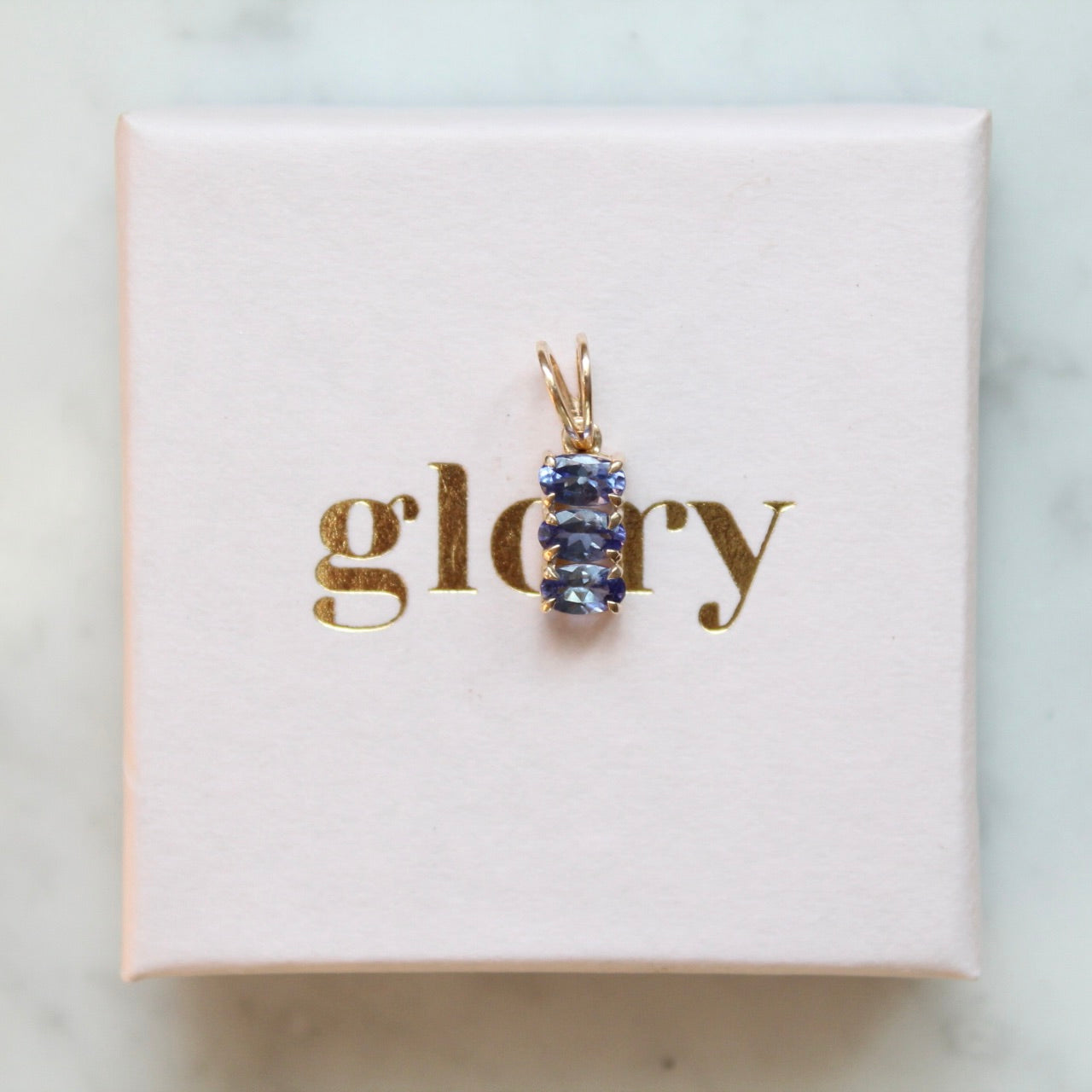 Tanzanite Trilogy Pendant