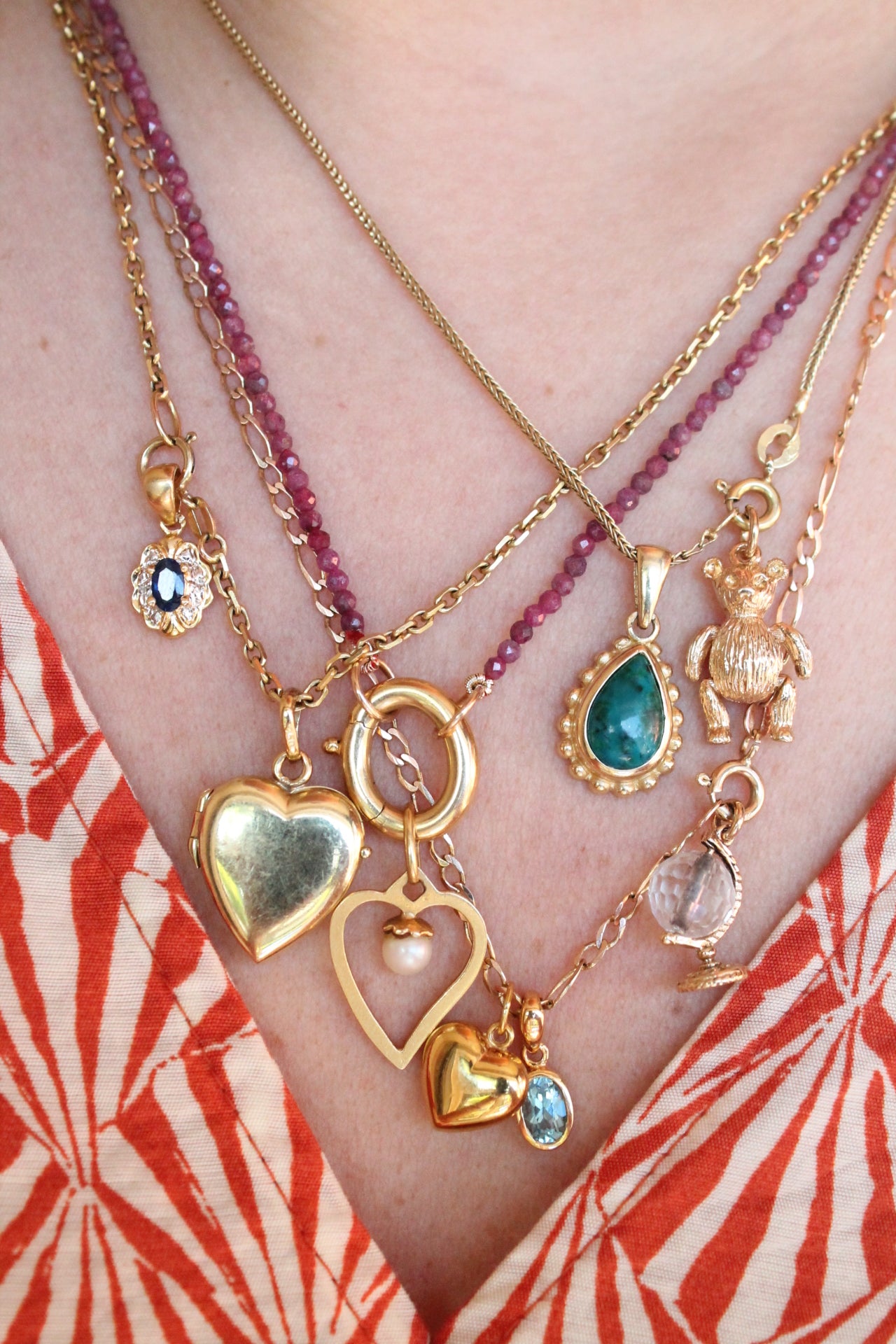 Crystal Globe Charm