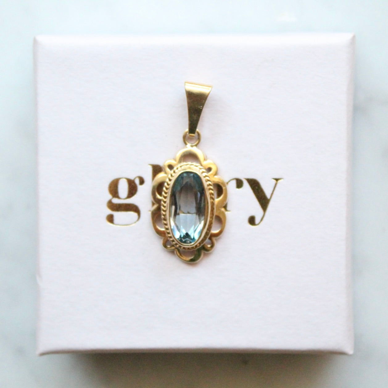 Decorated Spinel Pendant
