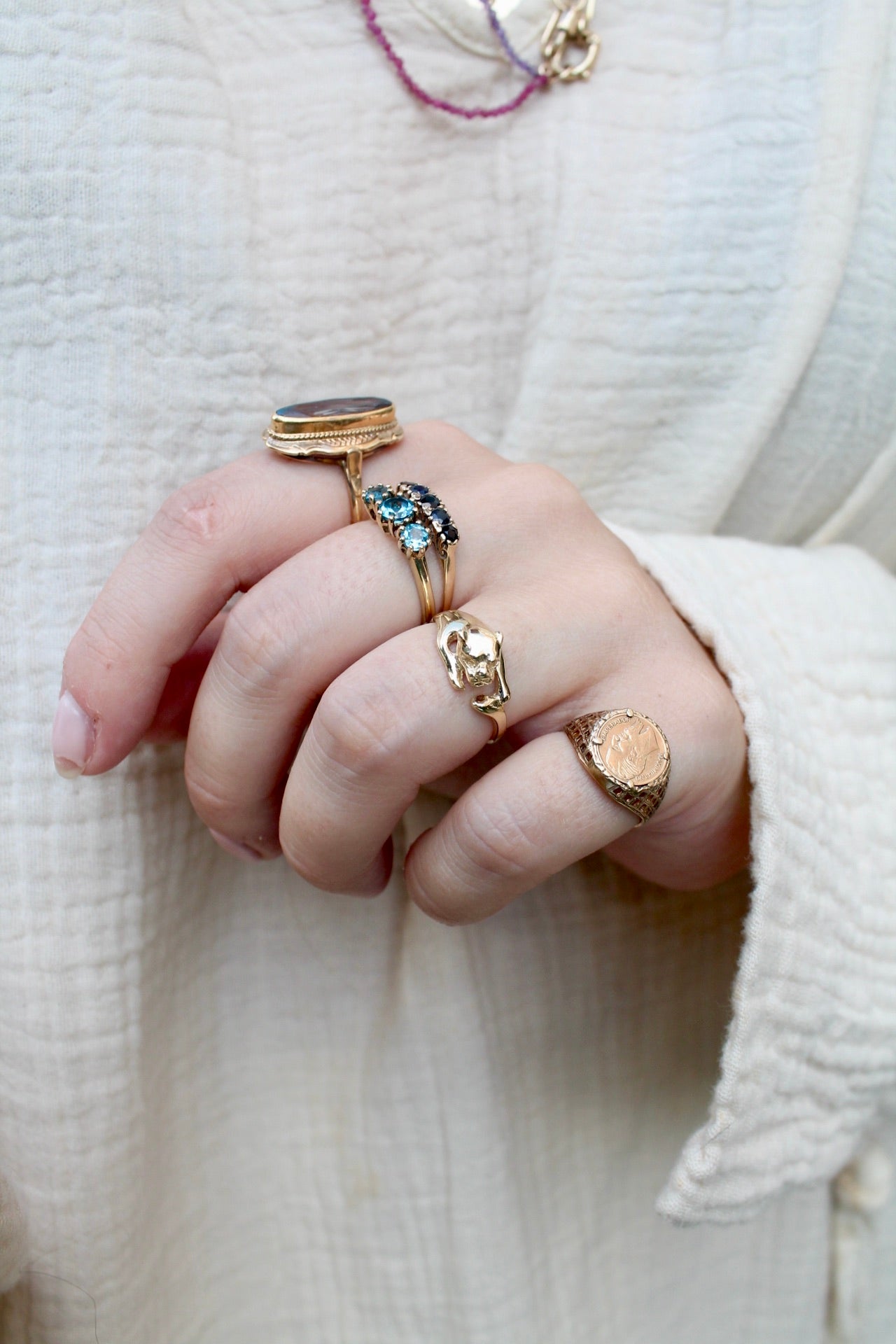 Peso Coin Ring