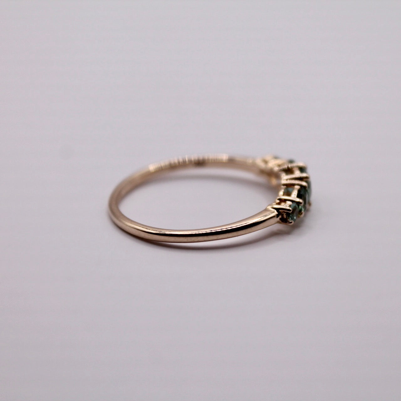 Petrol Tourmaline Five Stone Ring