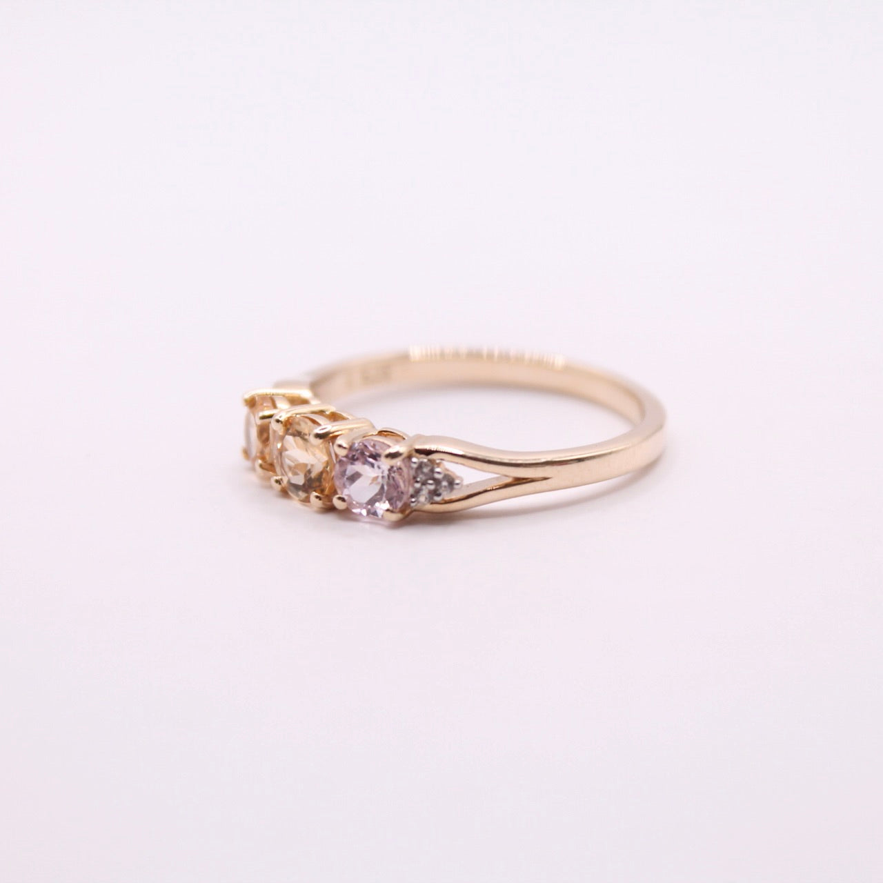 Multi Topaz Cluster Ring