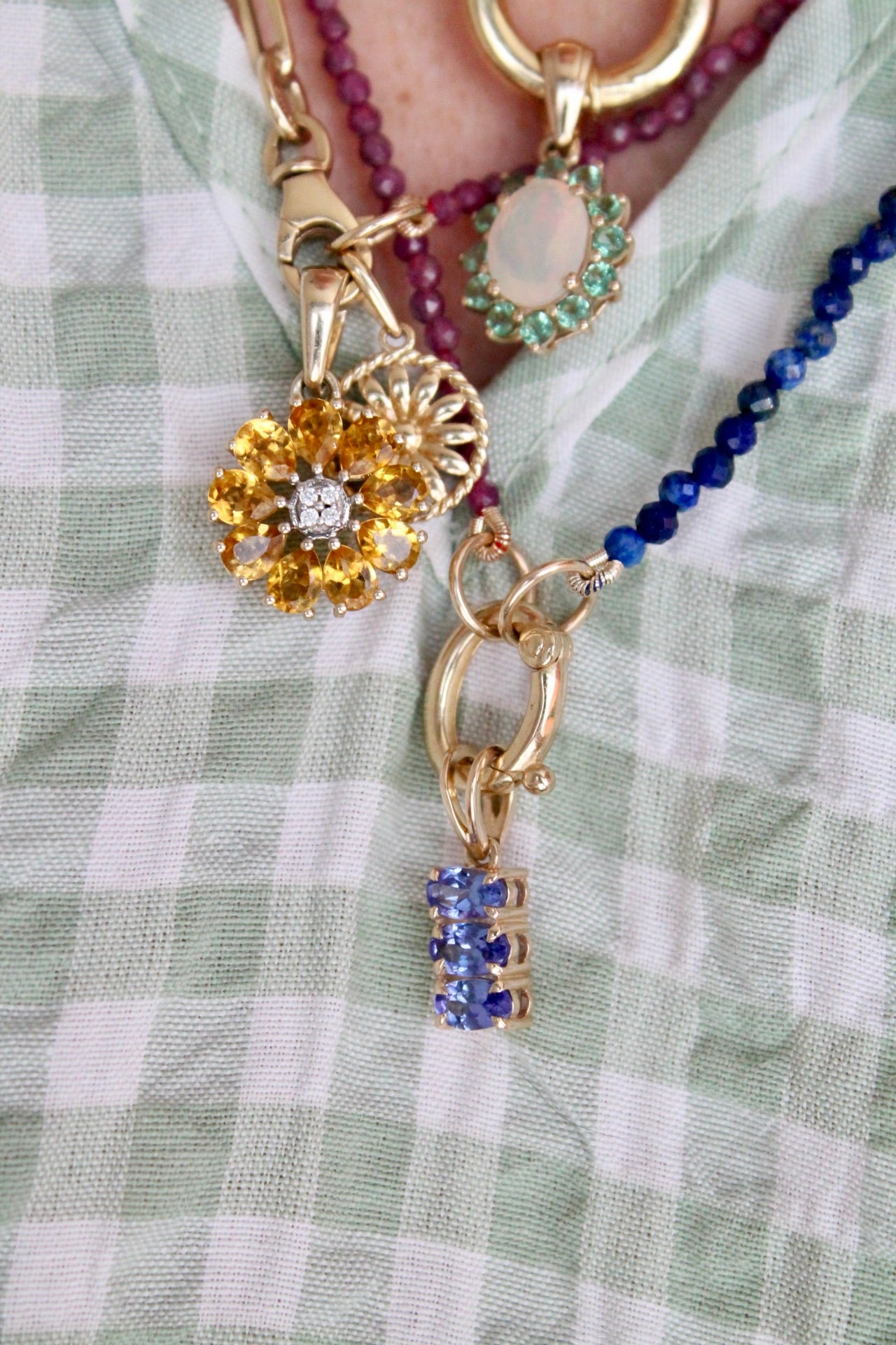 Tanzanite Trilogy Pendant