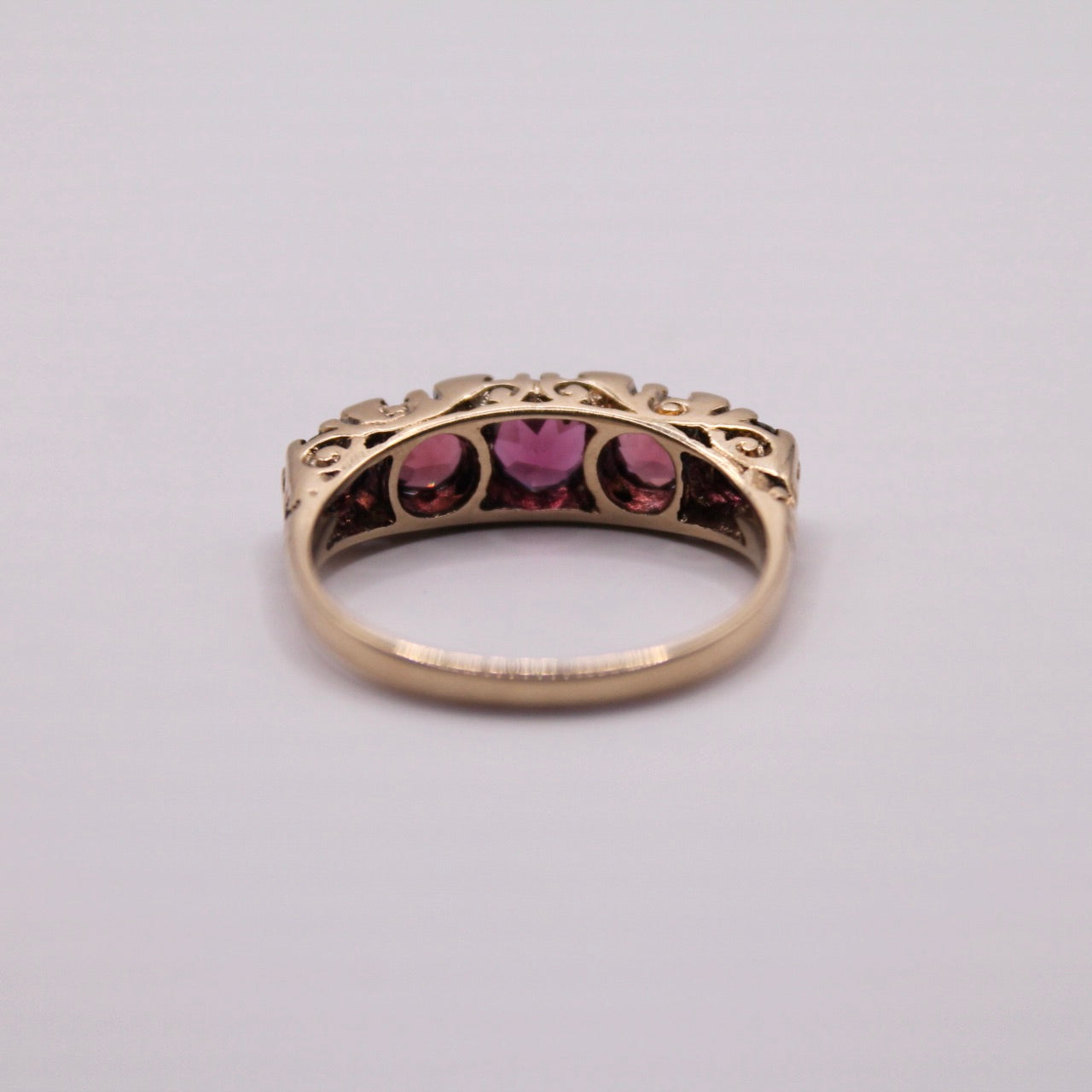 Victorian Pink Tourmaline & Diamond Ring