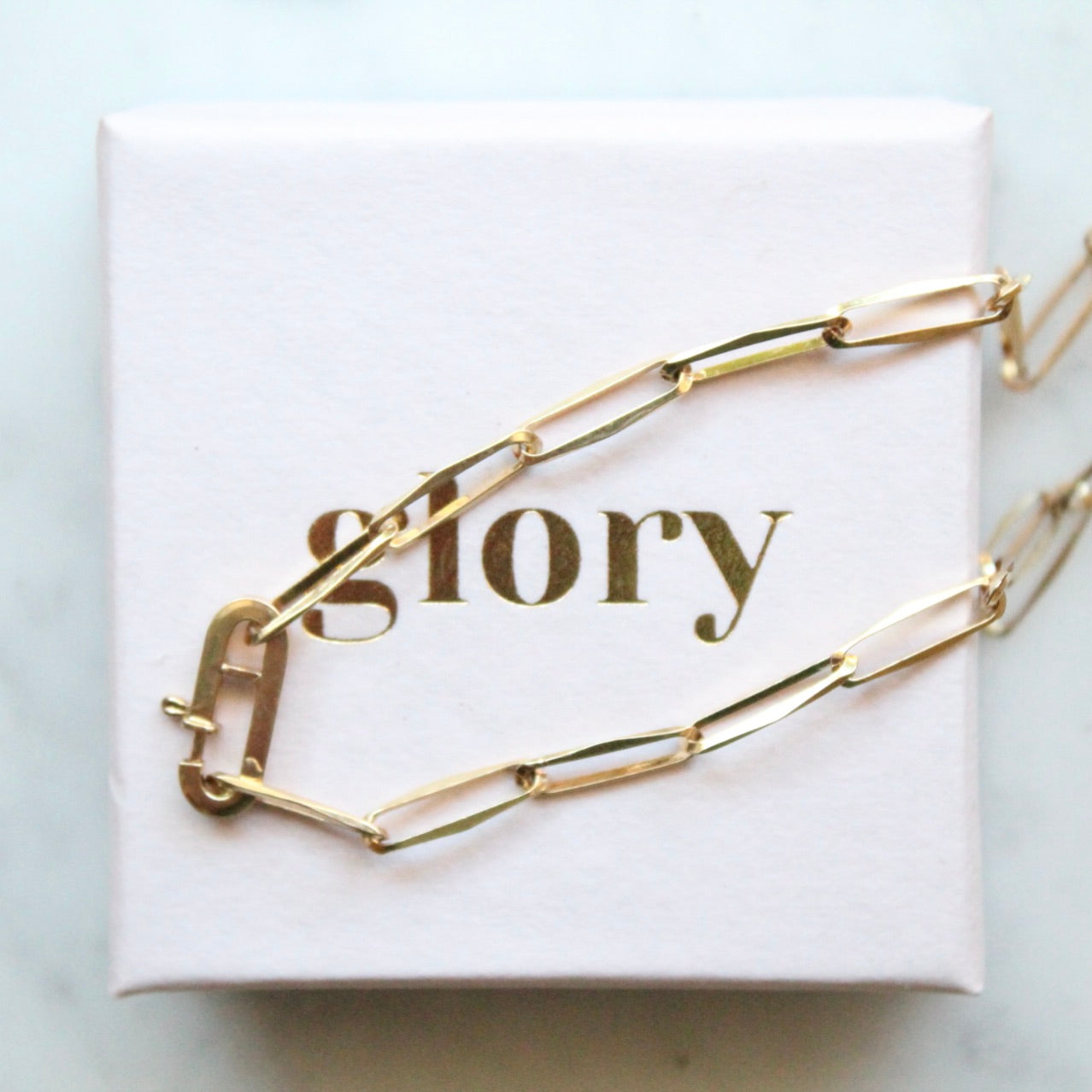 Delicate Paperclip Bracelet