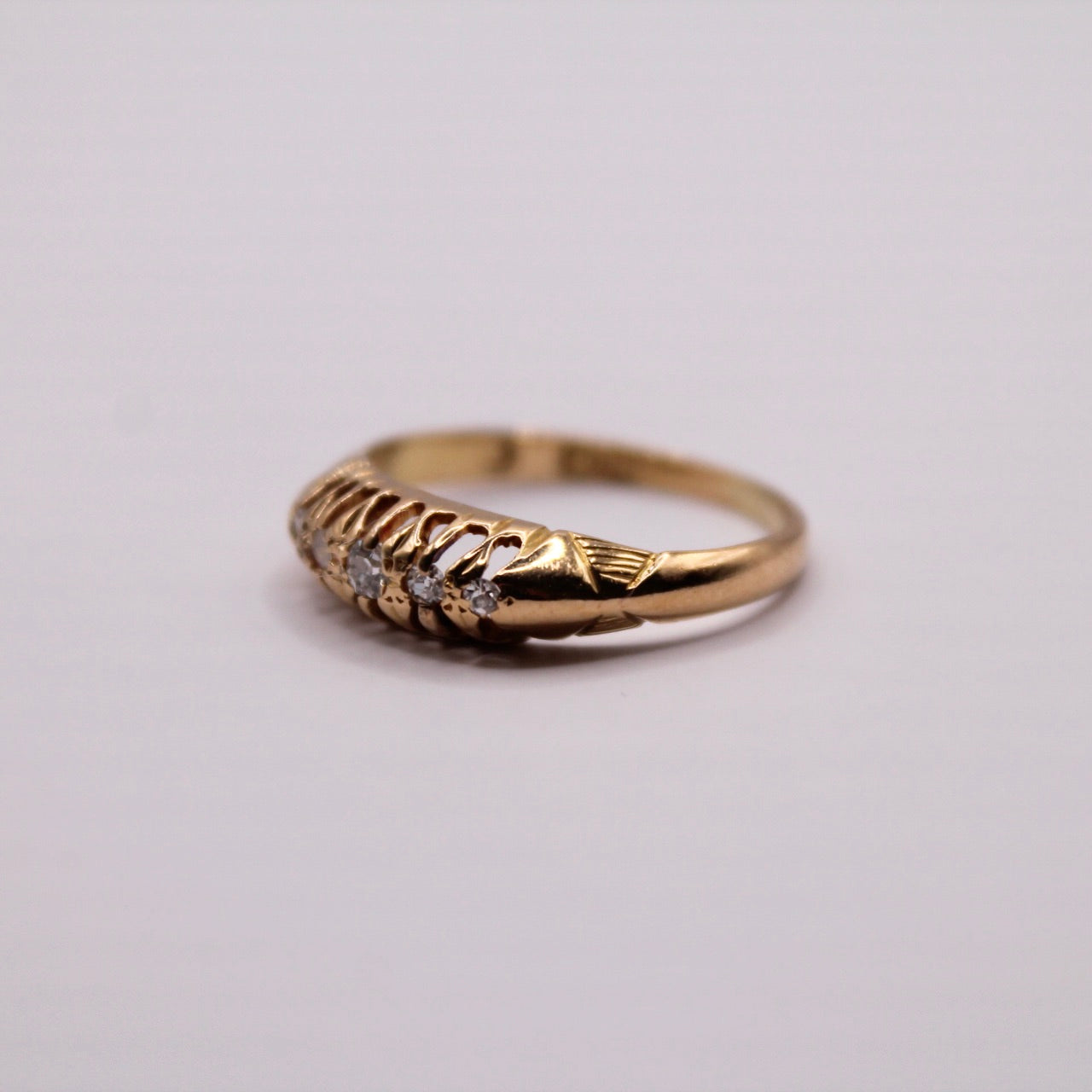 Antique Diamond Boat Ring