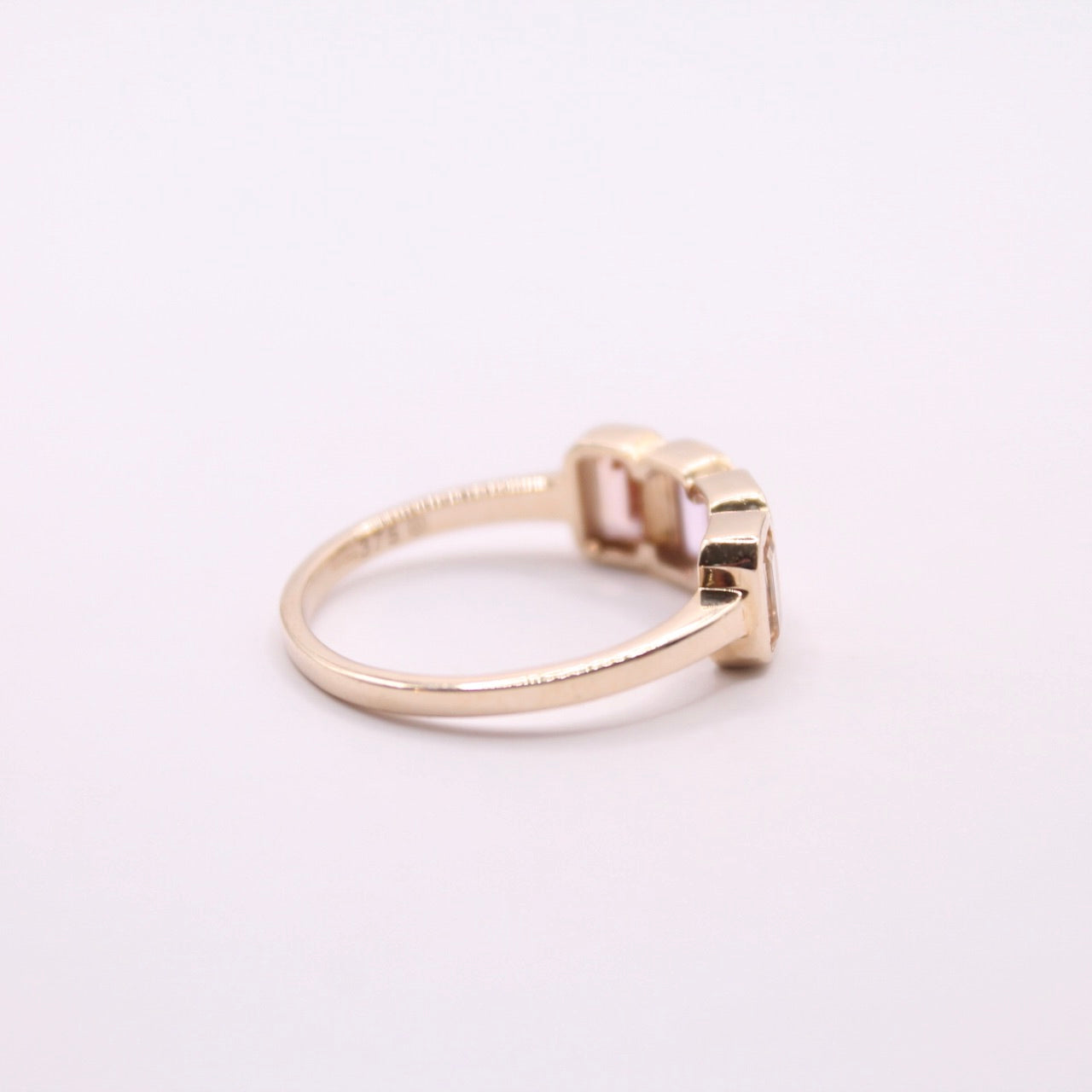 Bezel Set Multi Topaz Ring