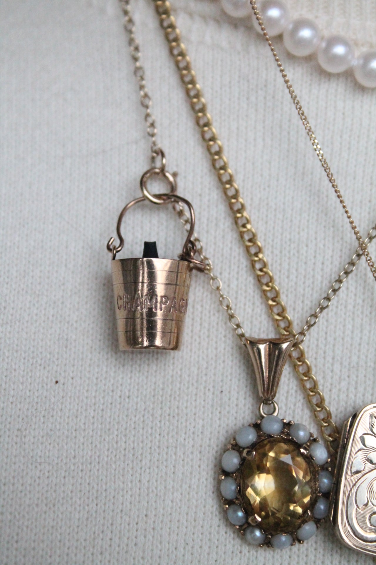 Champagne Bucket Charm