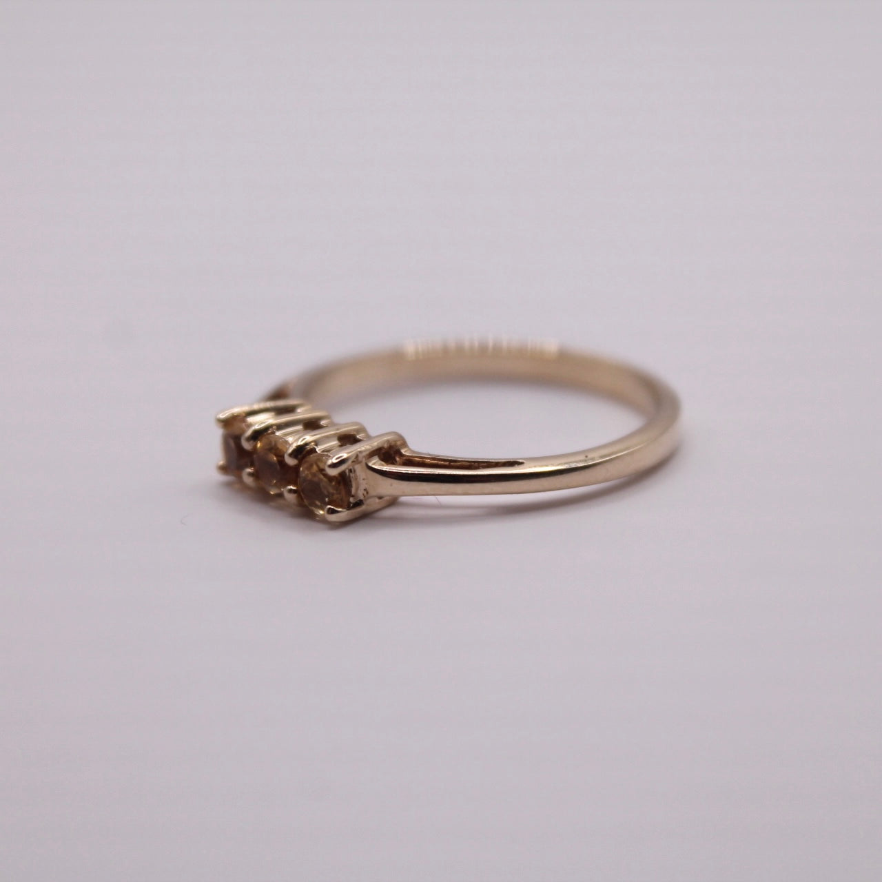 Citrine Trilogy Ring
