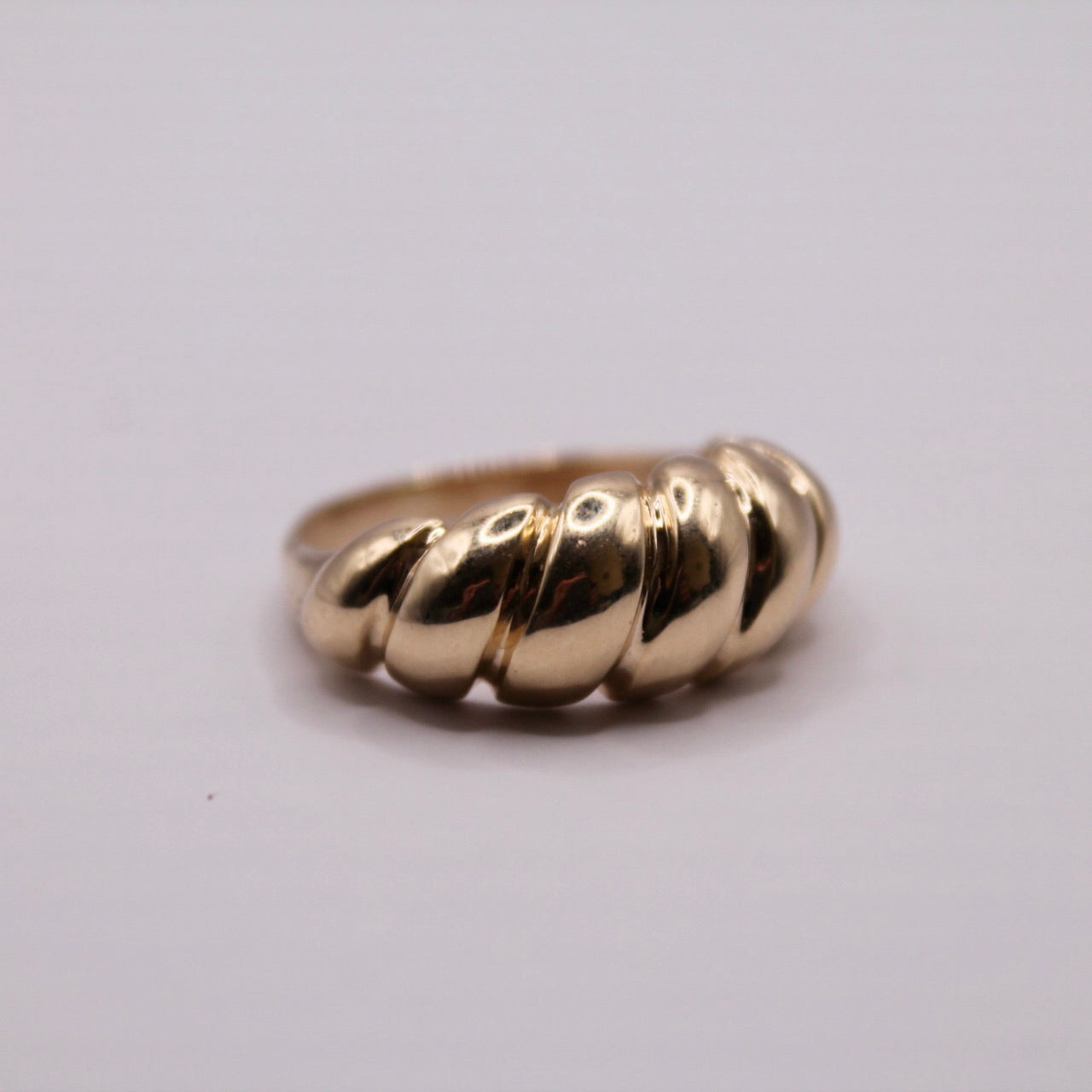 Bold Croissant Dome Ring