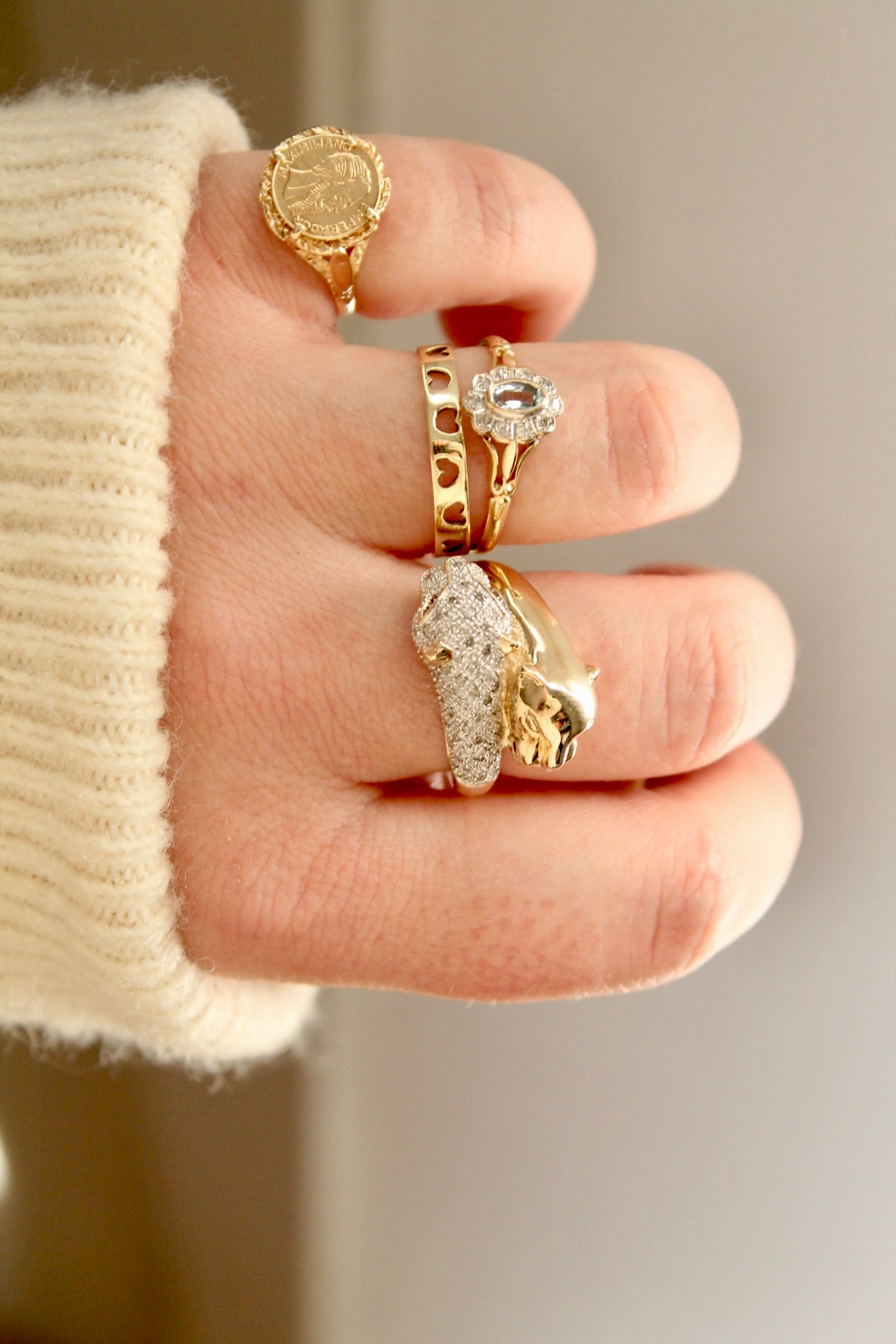 Peso Coin (Pinky) Ring