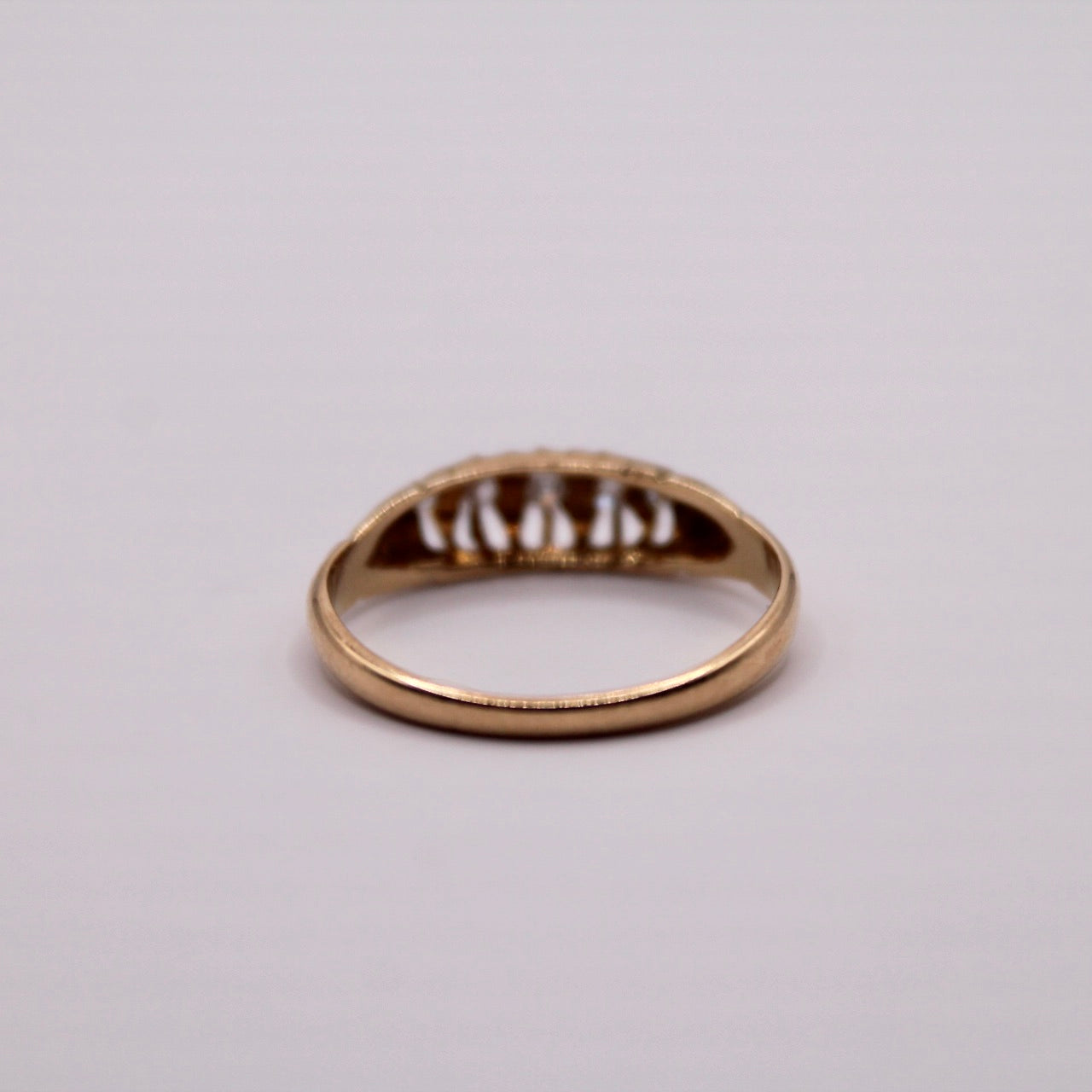 Antique Diamond Boat Ring