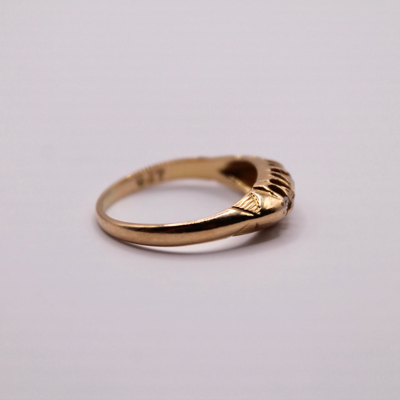 Antique Diamond Boat Ring