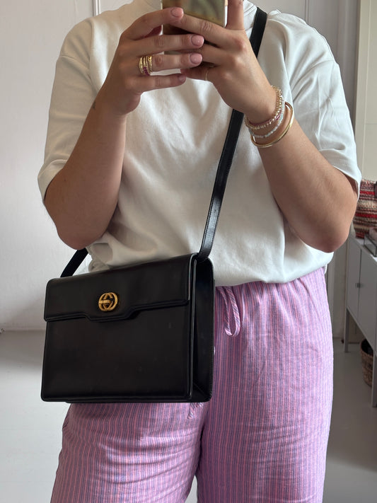 Gucci Turn Lock Shoulder Bag