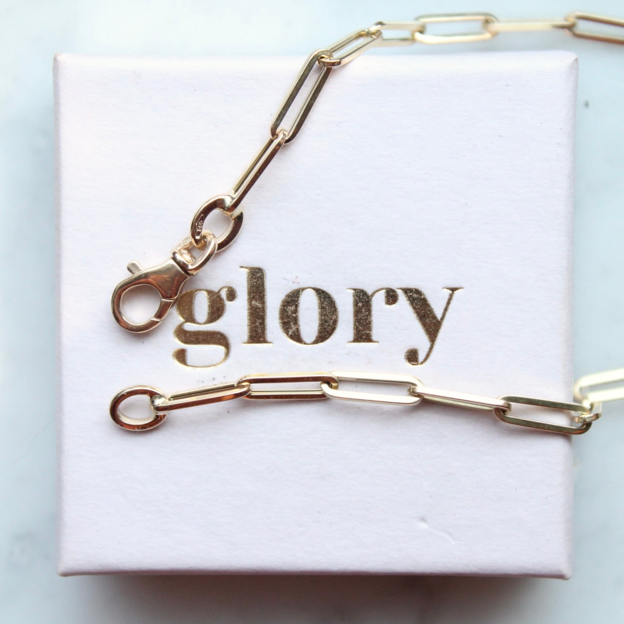 Closed-Forever Paperclip Necklace
