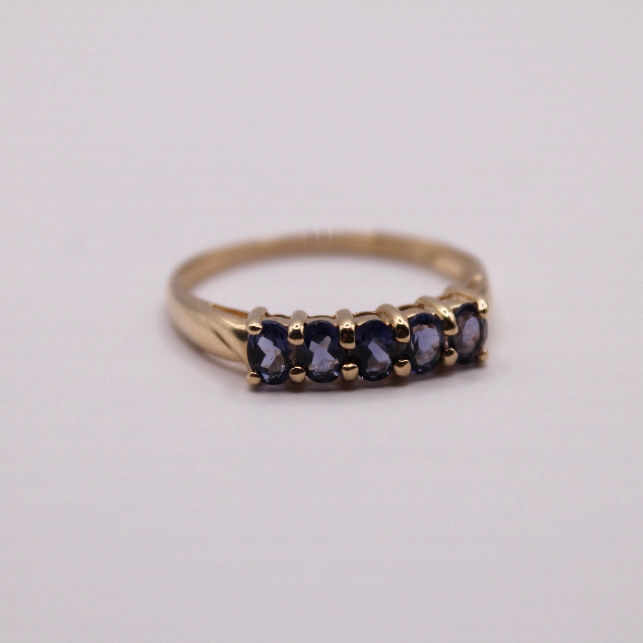 Iolite Five Stone Ring