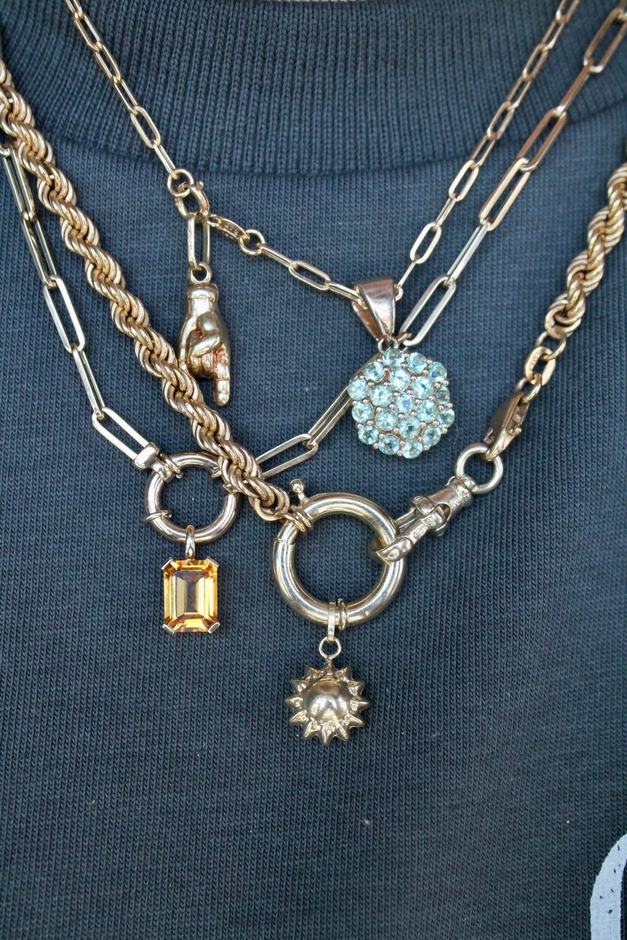 Closed-Forever Paperclip Necklace