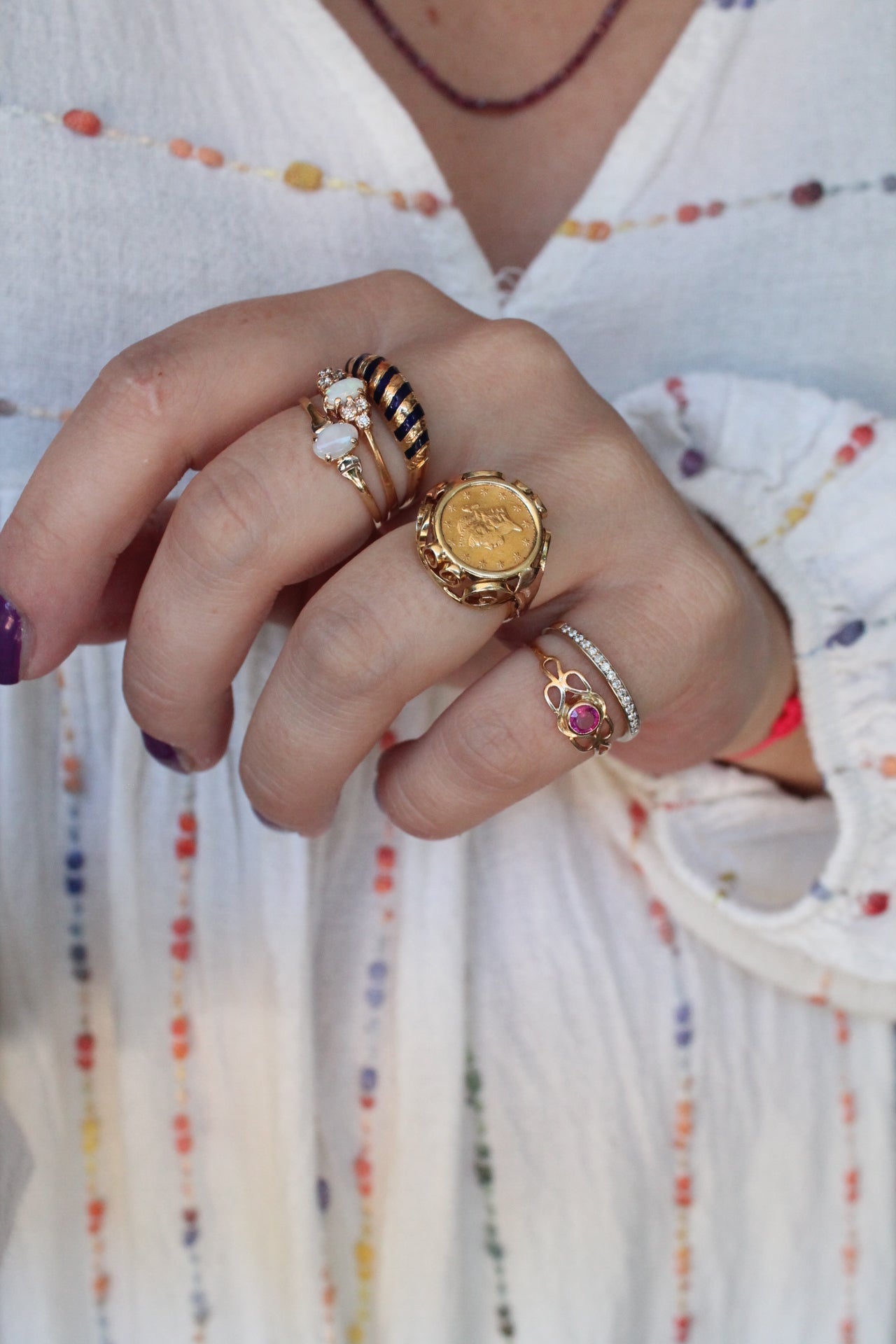 Dainty Ruby Ring