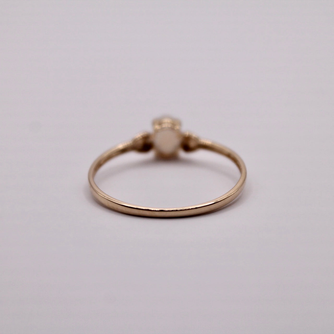 Opal Solitaire Ring