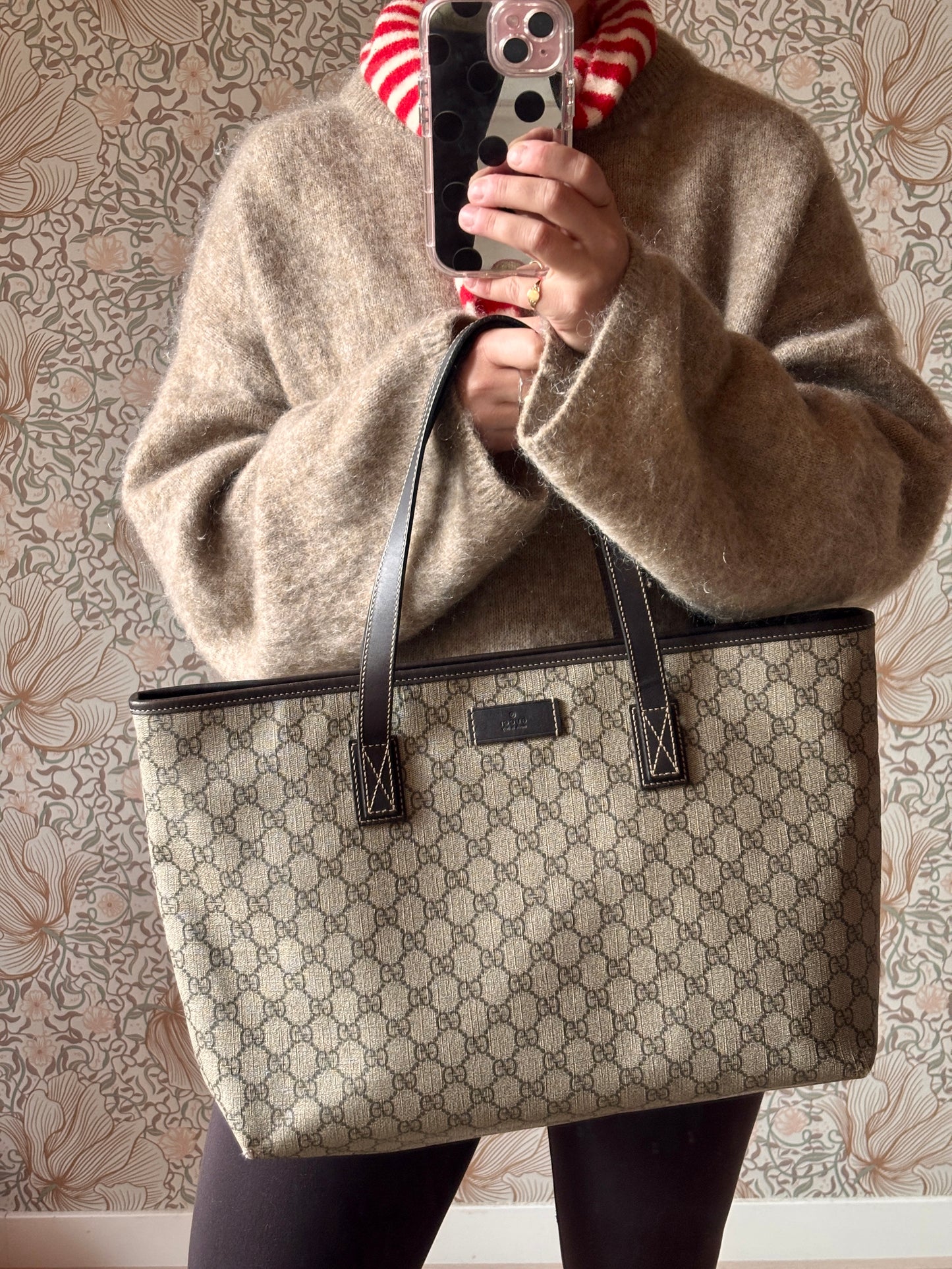 Gucci GG Supreme PVC Tote Bag