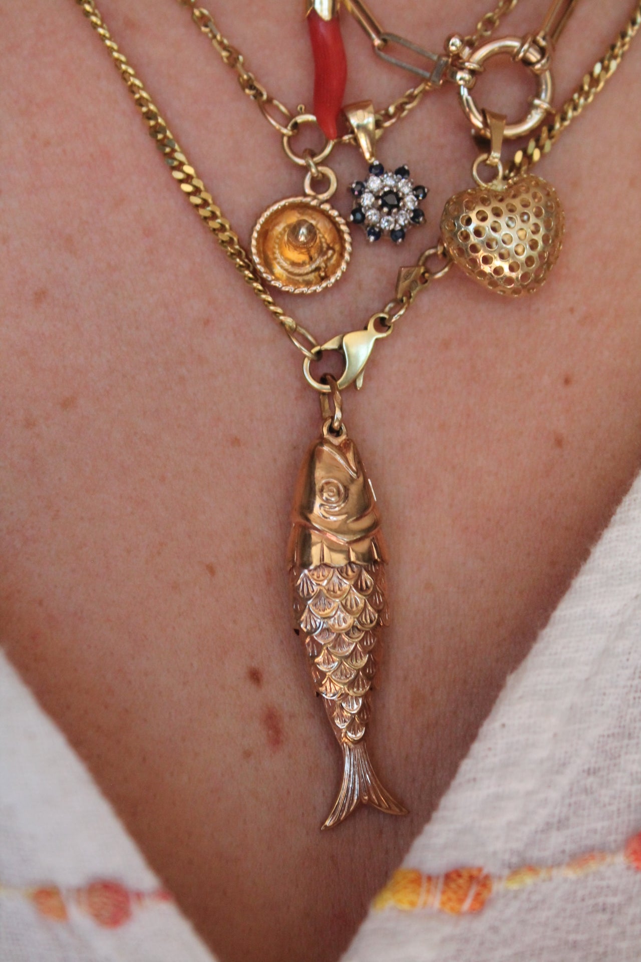 Huge Moving Fish Charm