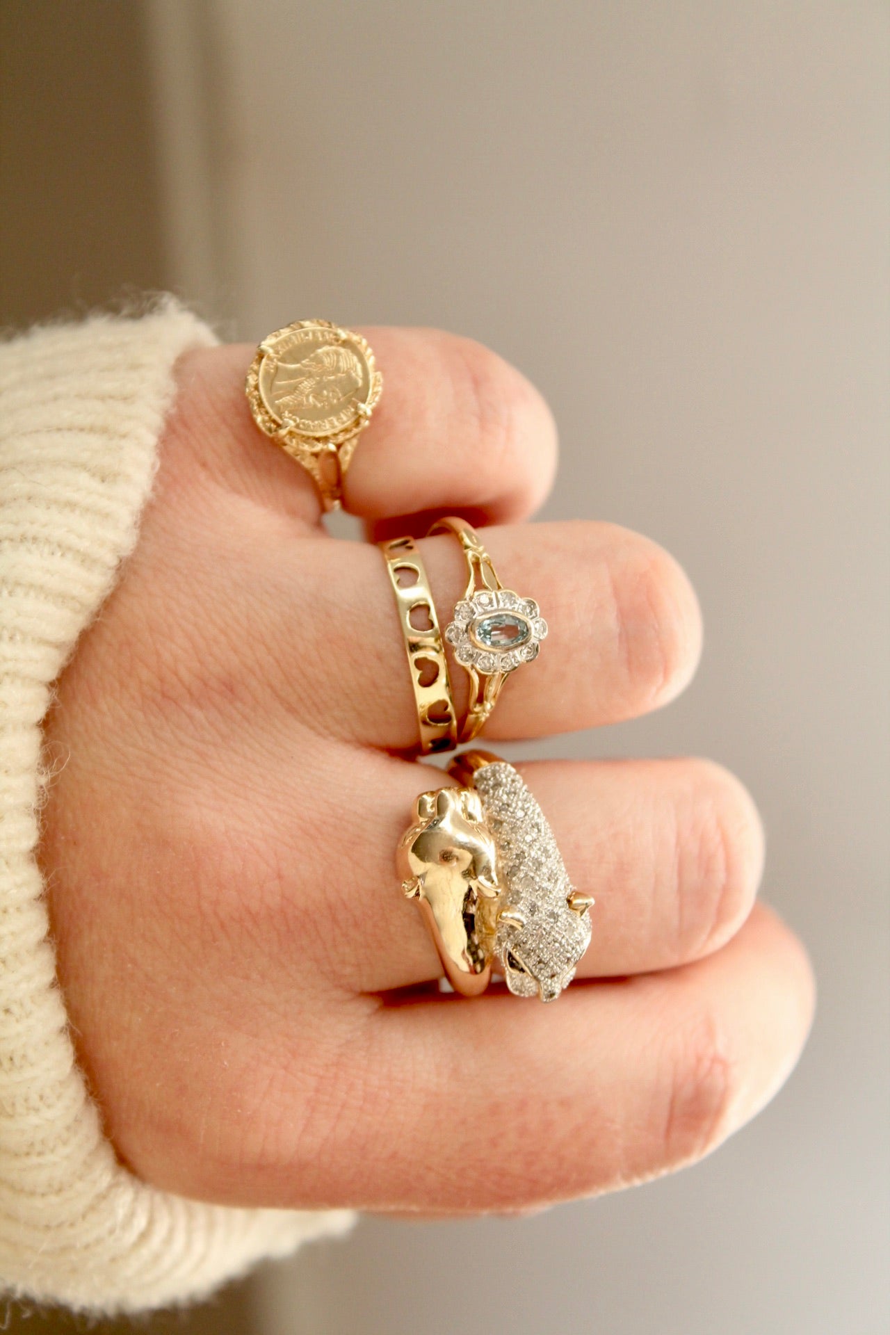 Peso Coin (Pinky) Ring