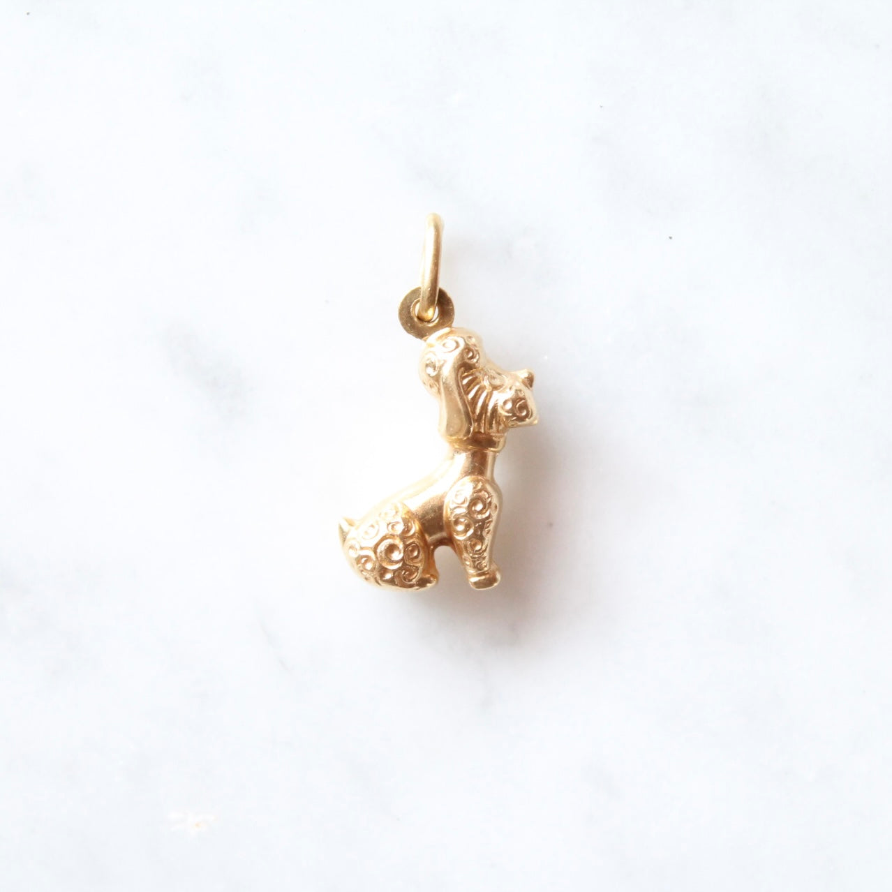 Heavy Detailed Poodle Charm