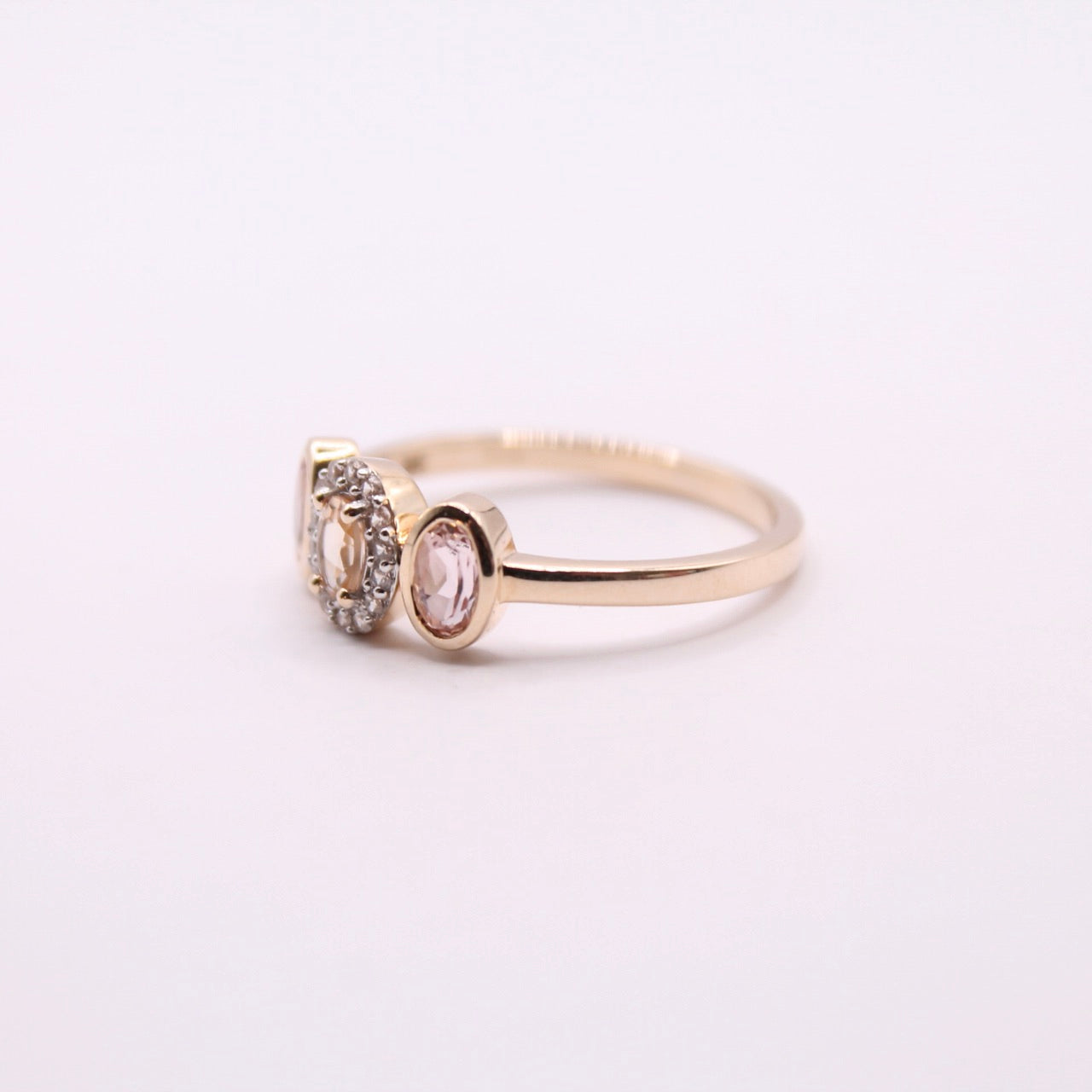 Multi Topaz Trilogy Ring