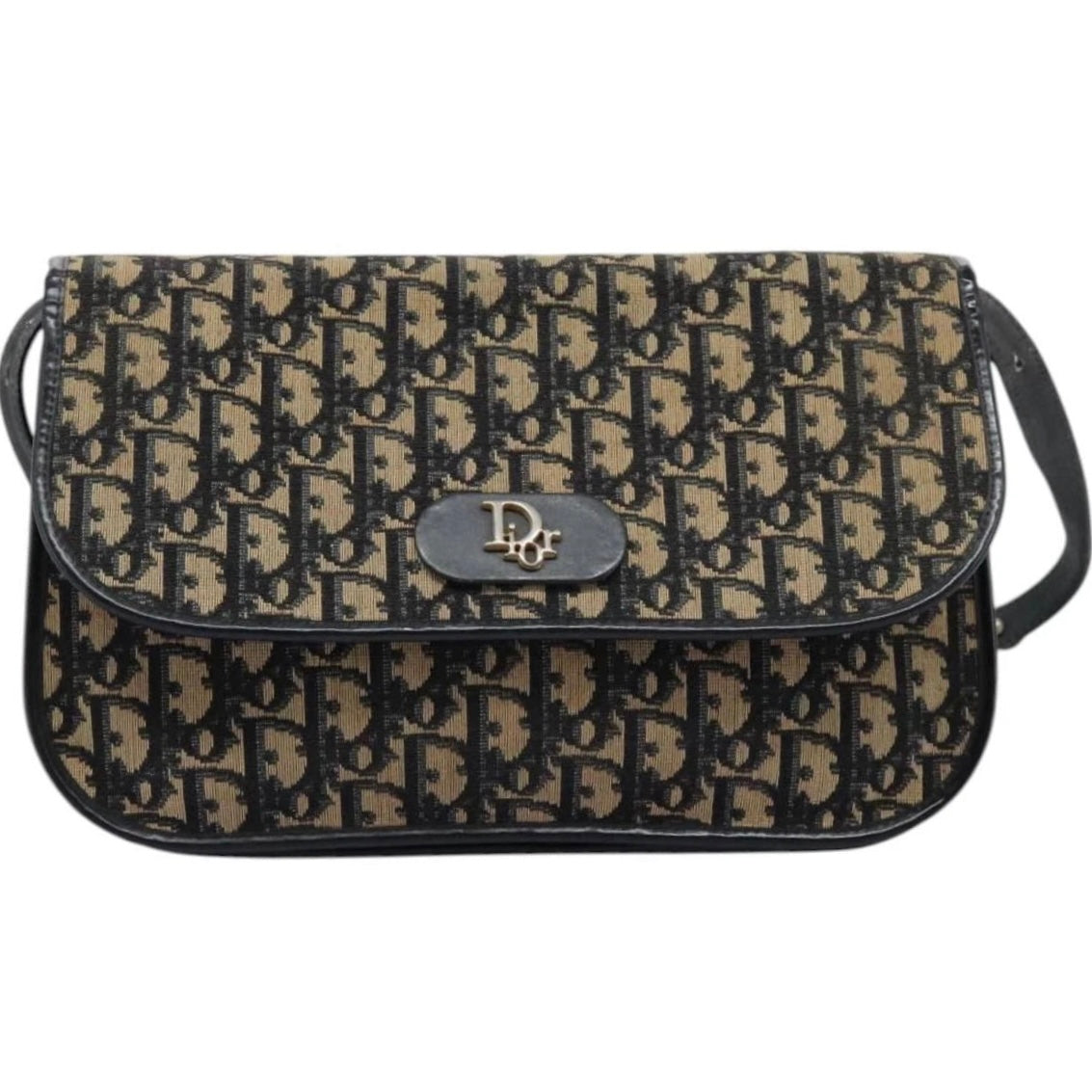 Christian Dior Trotter Canvas Shoulder Bag