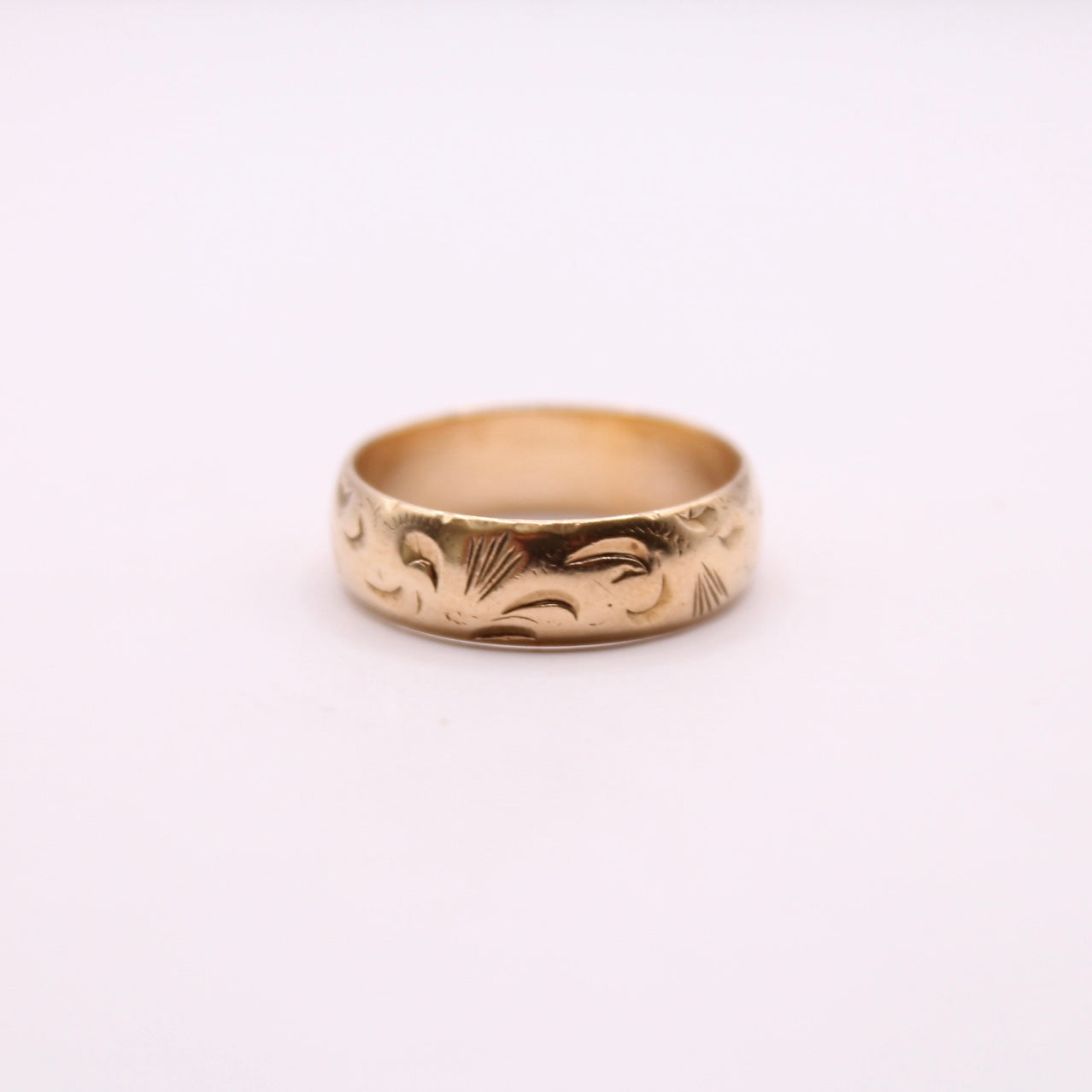 Patterned Band Ring