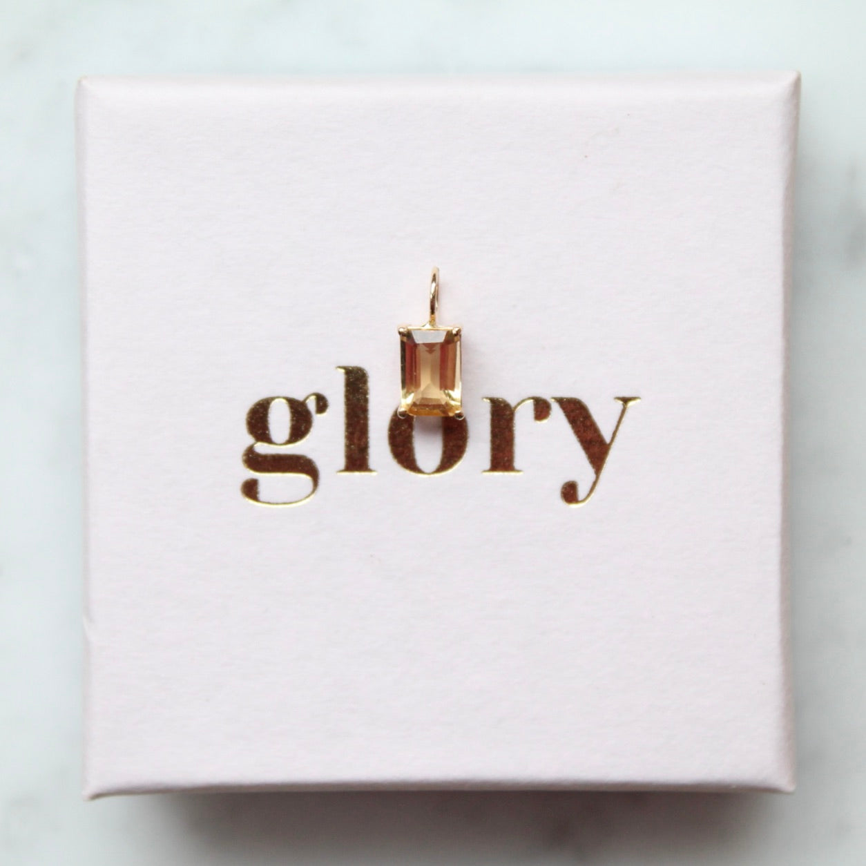 Citrine Charm