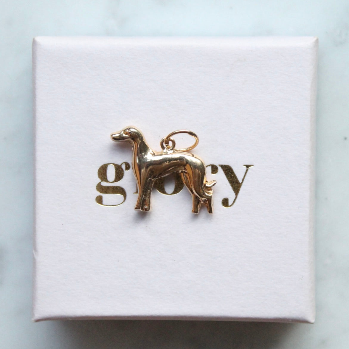 Greyhound Charm