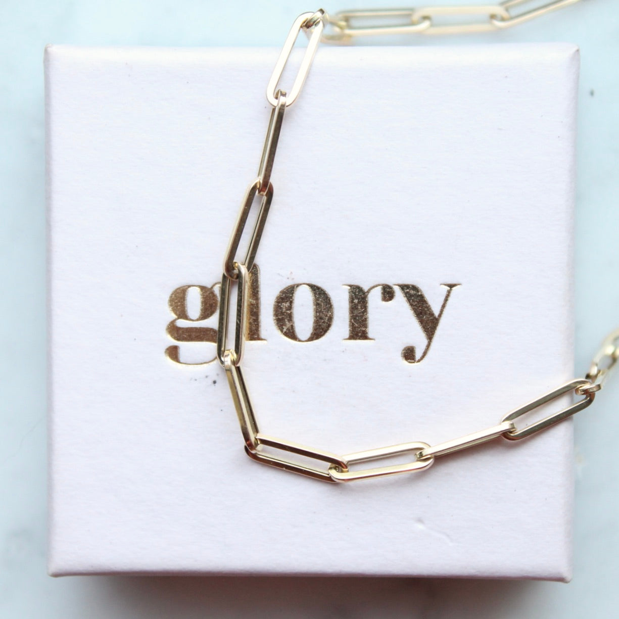 Closed-Forever Paperclip Necklace