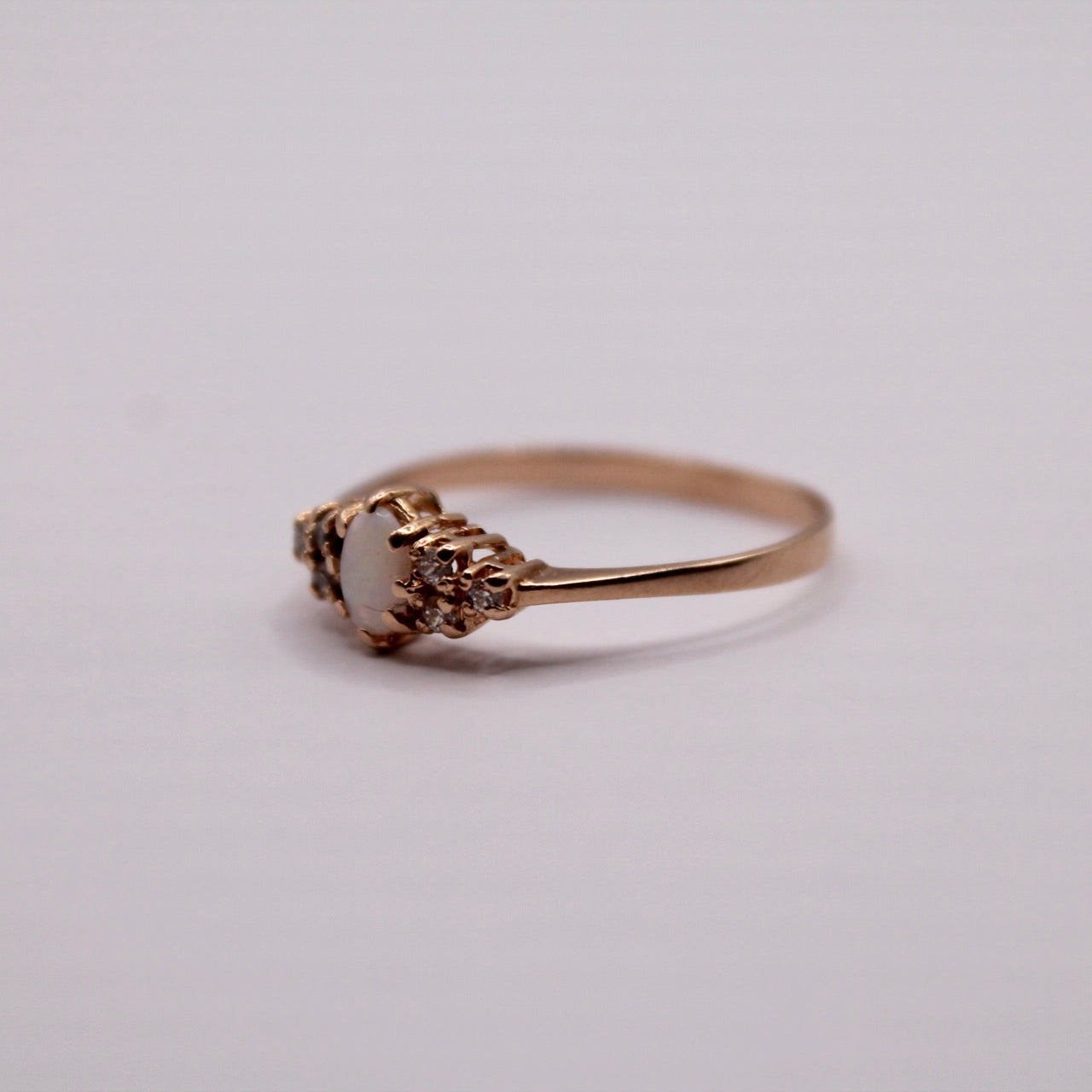 Opal Cluster Ring