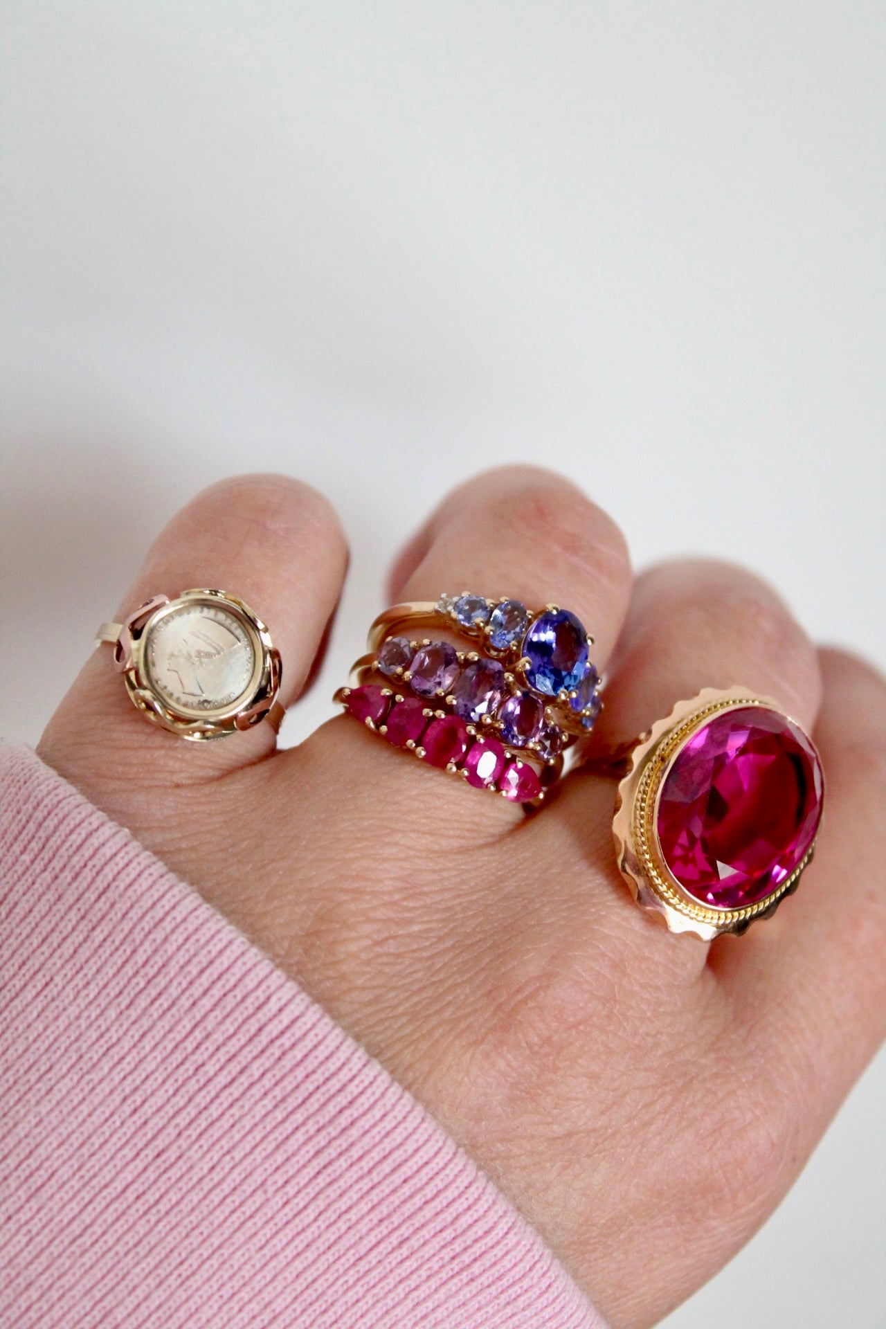Nefertiti Coin Ring