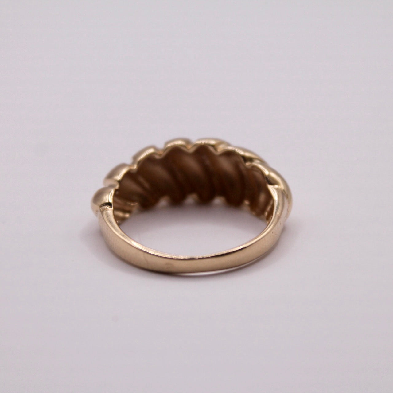 Bold Croissant Dome Ring