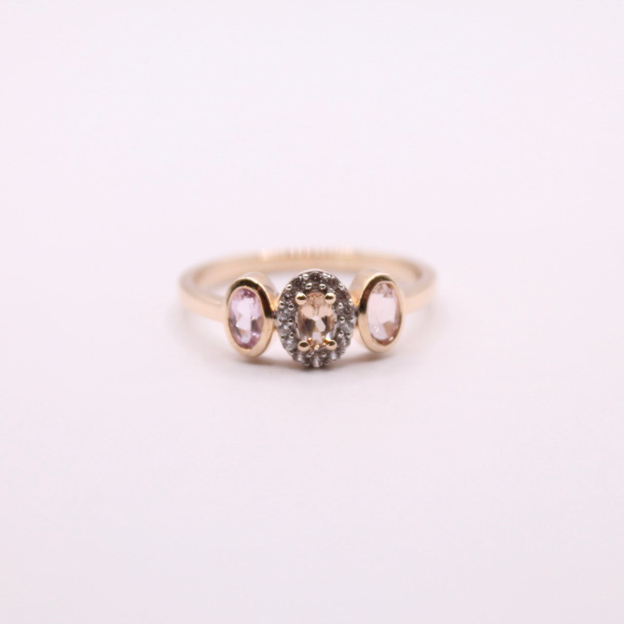 Multi Topaz Trilogy Ring