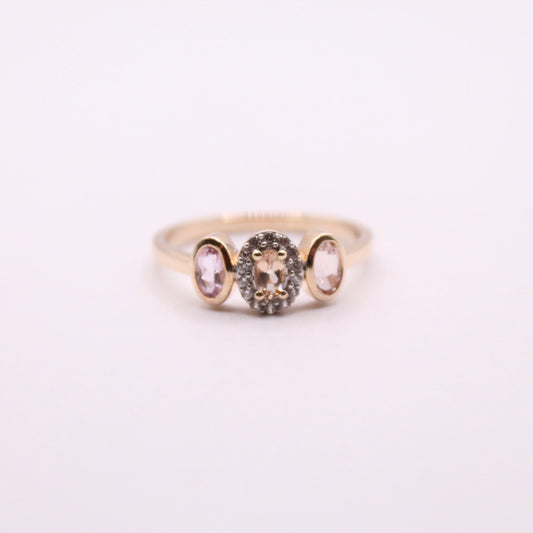 Multi Topaz Trilogy Ring