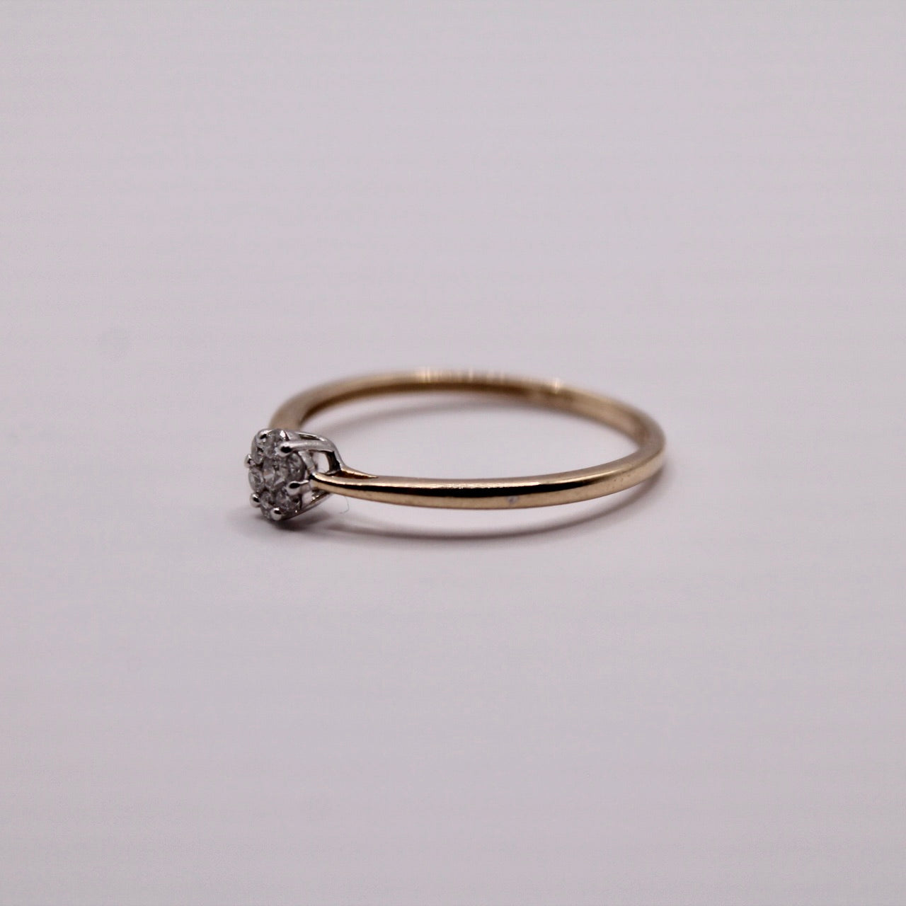 Diamond Flower Ring