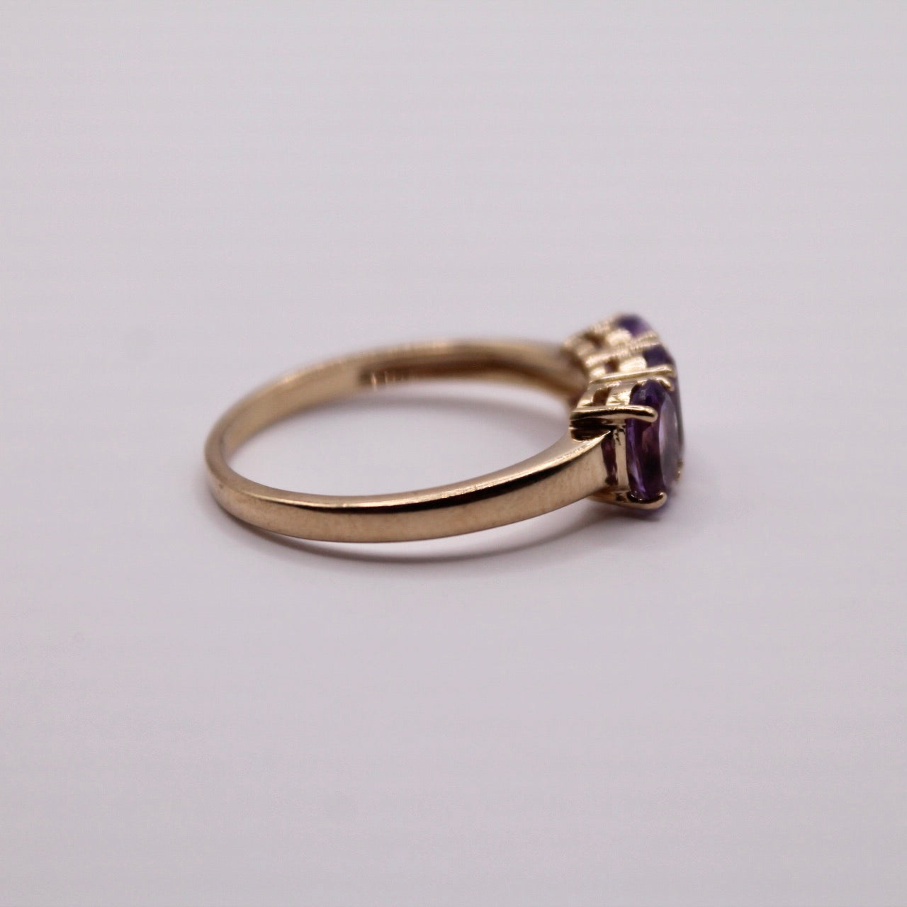 Amethyst Trilogy Ring