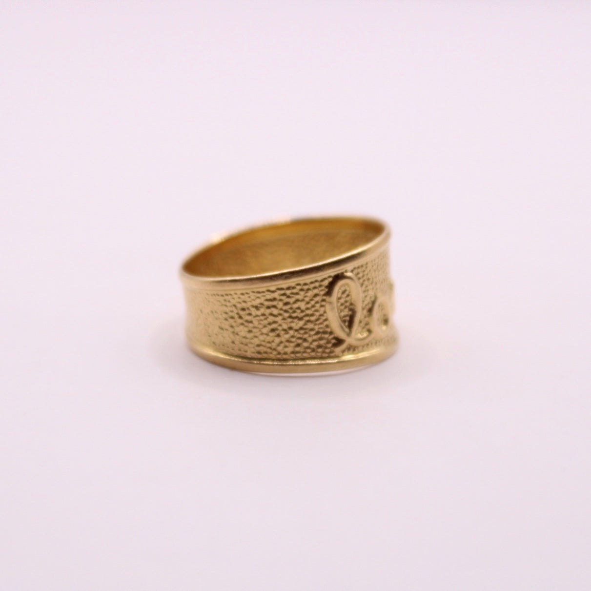 Bold "LOVE" Band Ring