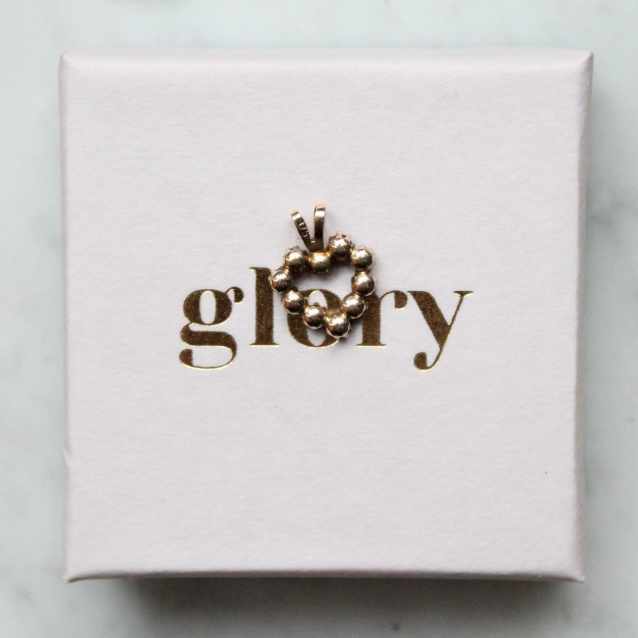 Ruby Heart Charm