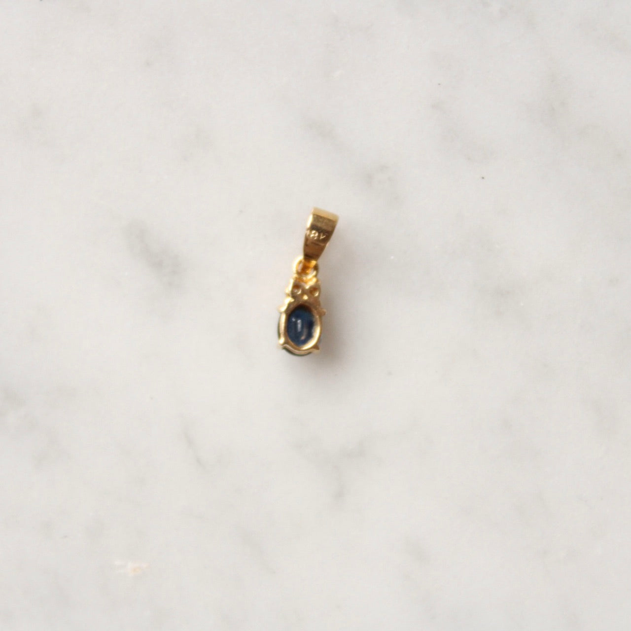 Sapphire & Diamond Pendant