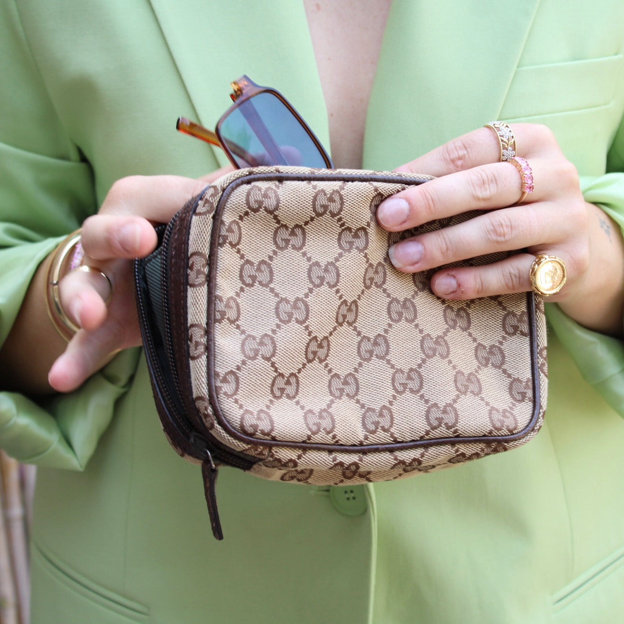 Gucci Canvas Pouch
