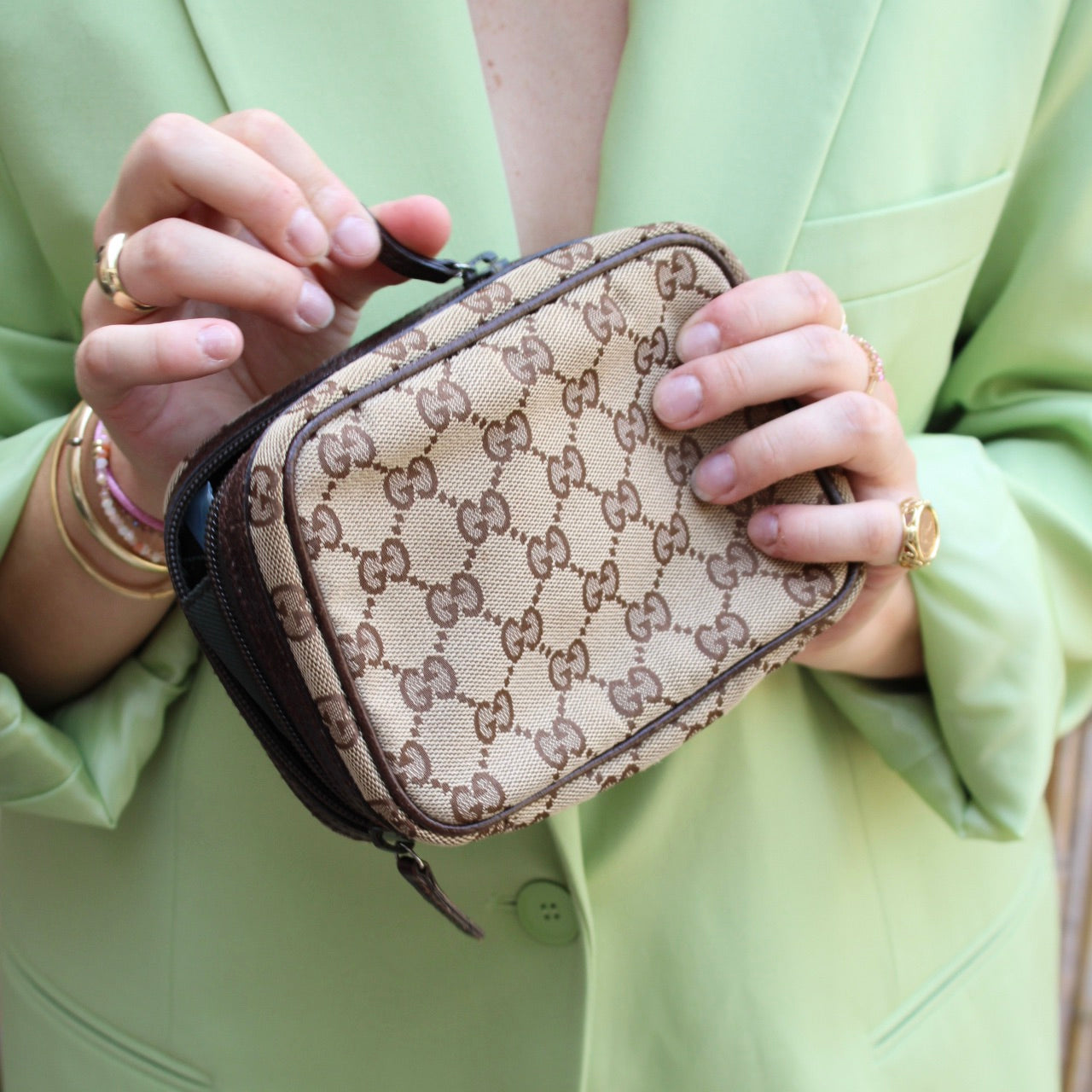 Gucci Canvas Pouch