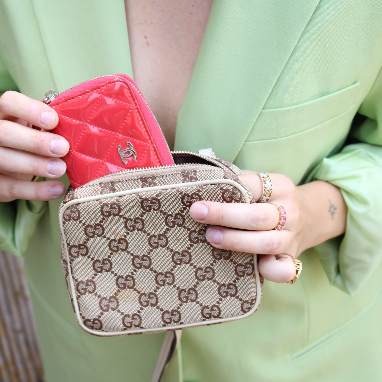 Chanel Patent Leather Wallet