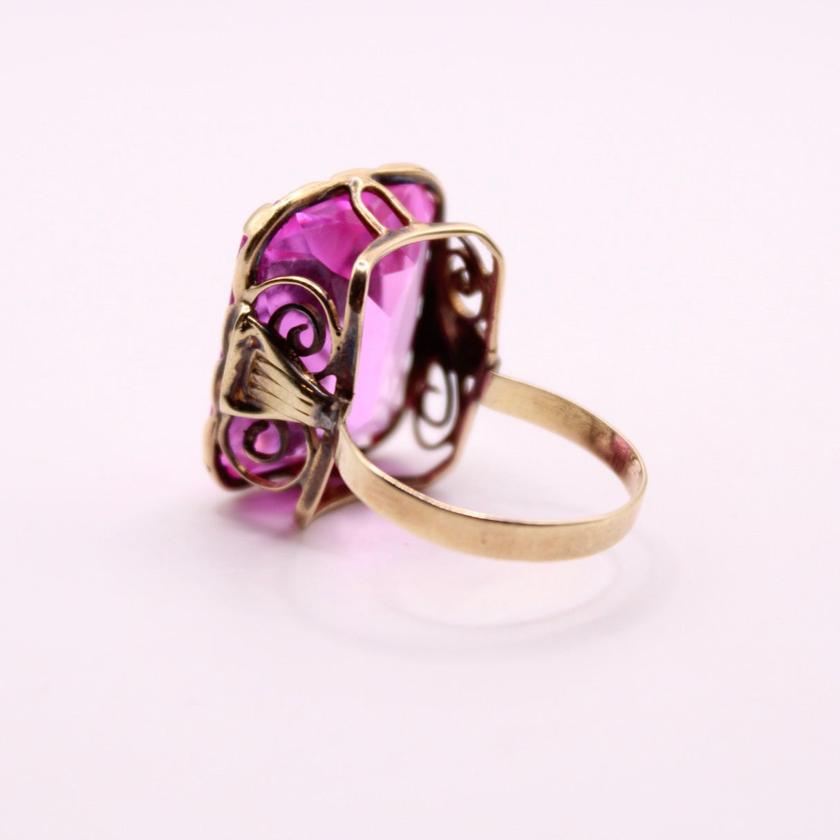 XL Pink Sapphire Ring