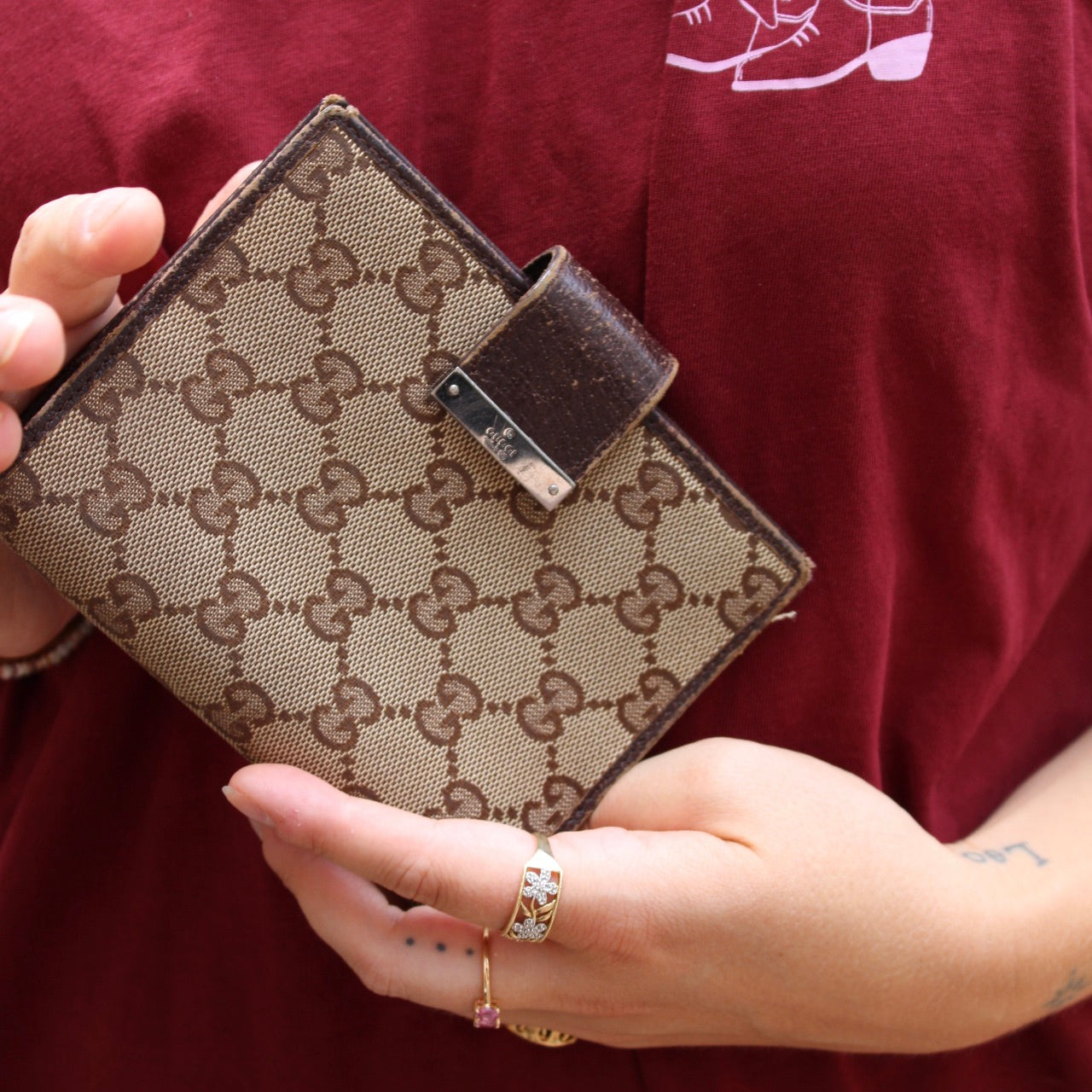 Gucci Canvas Agenda Cover