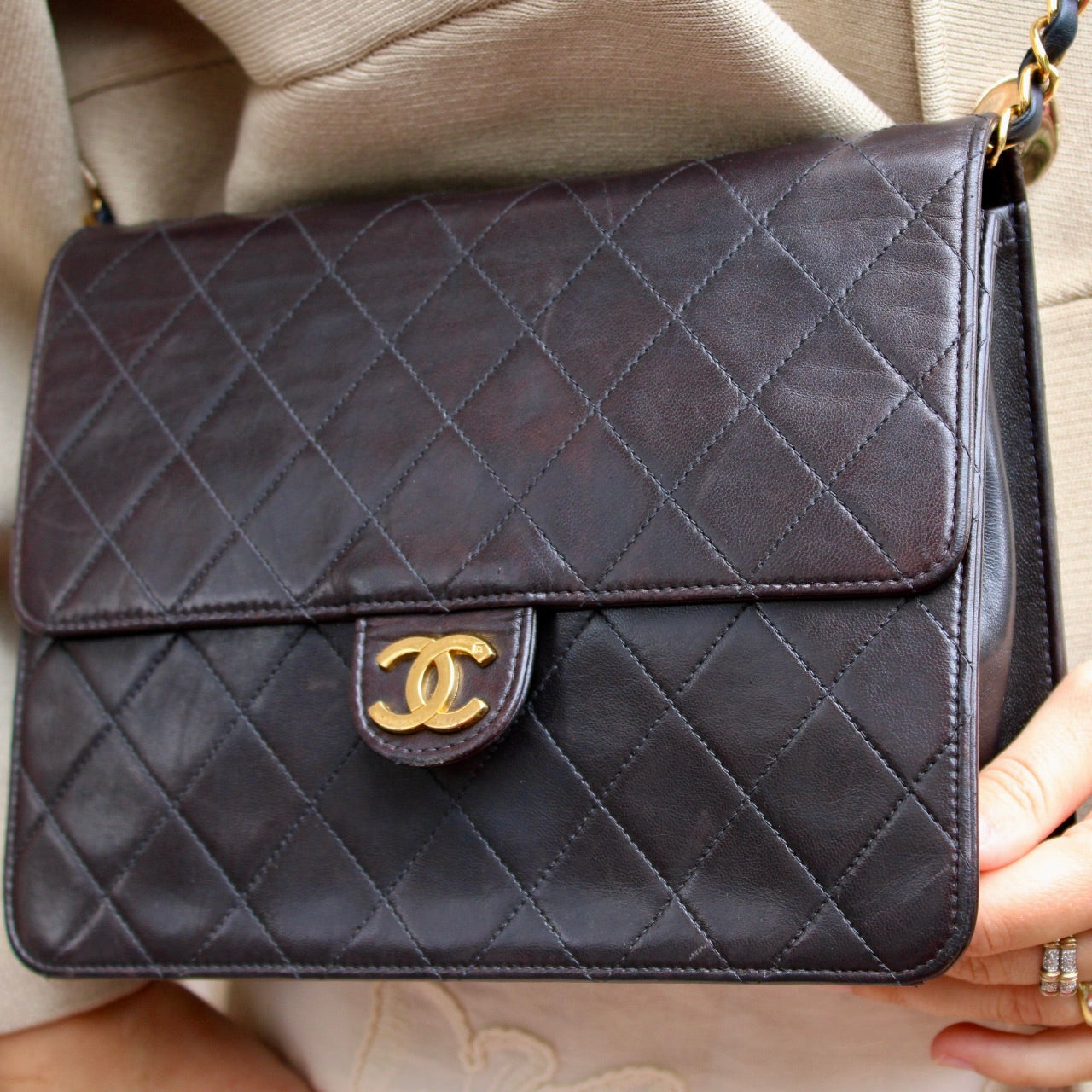 Chanel Push Lock Shoulder Bag