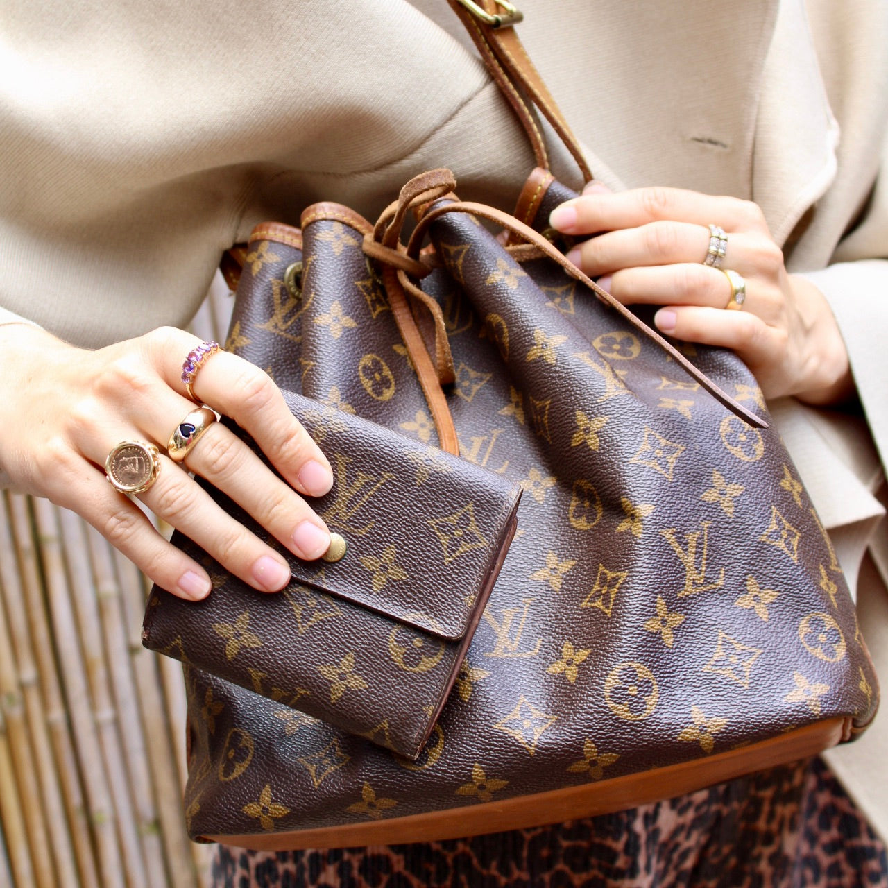 Louis Vuitton Monogram Elise Trifold Wallet